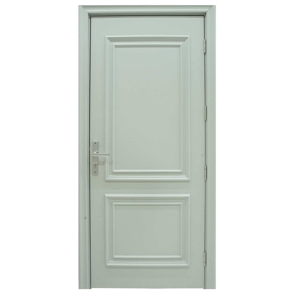 WPC Door With Frame Grey 2101022