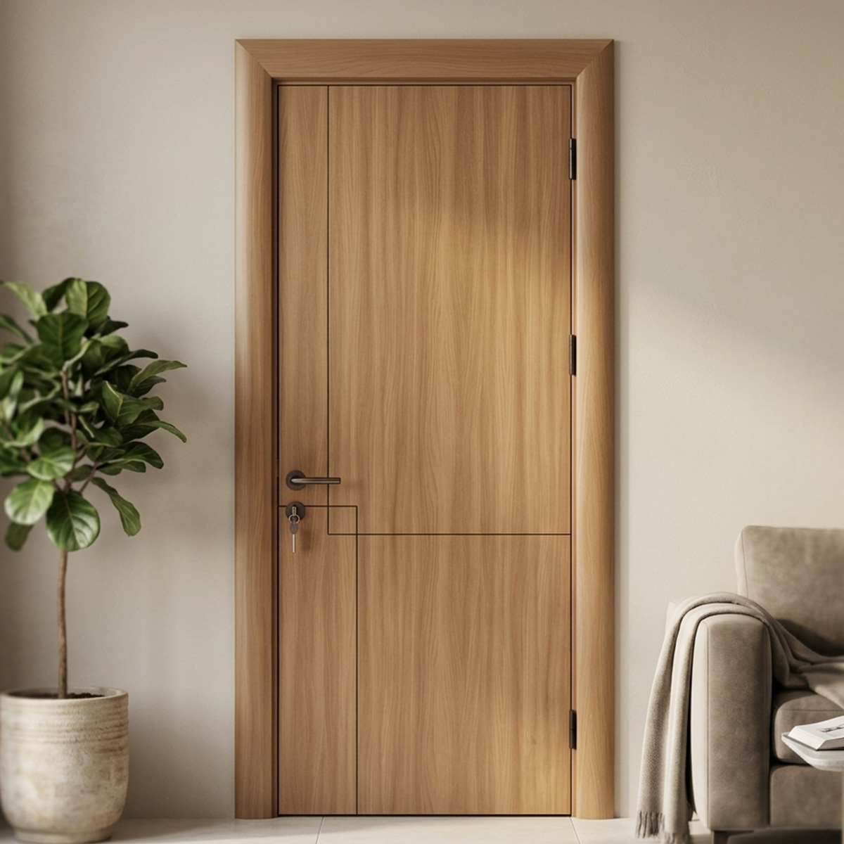 Wpc Doors And Frame 23cm