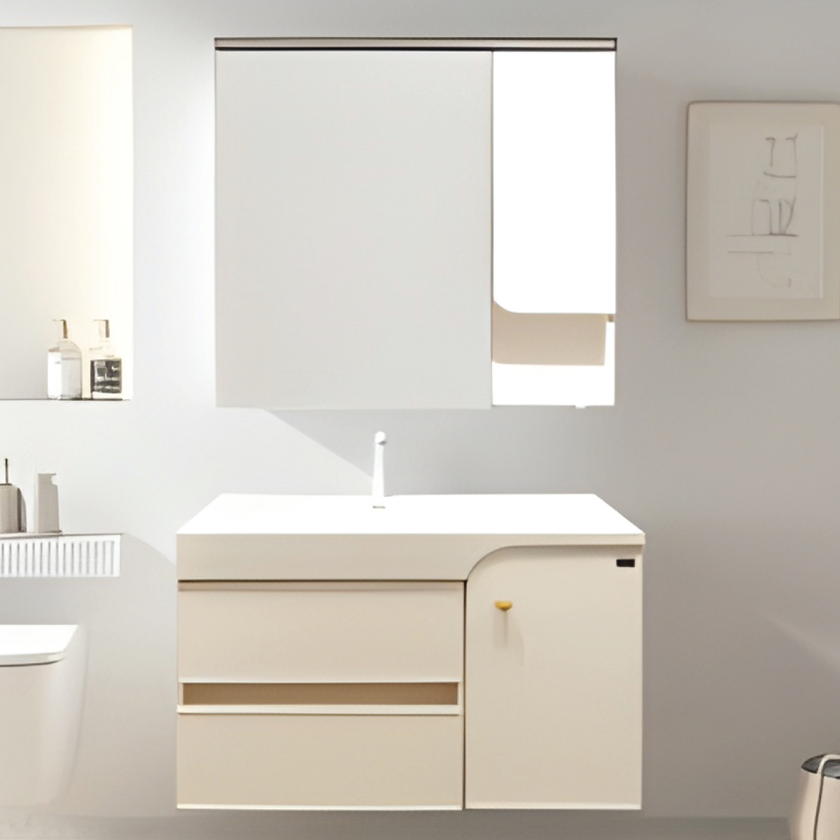 Shouya Modern Commercial Bathroom Cabinet