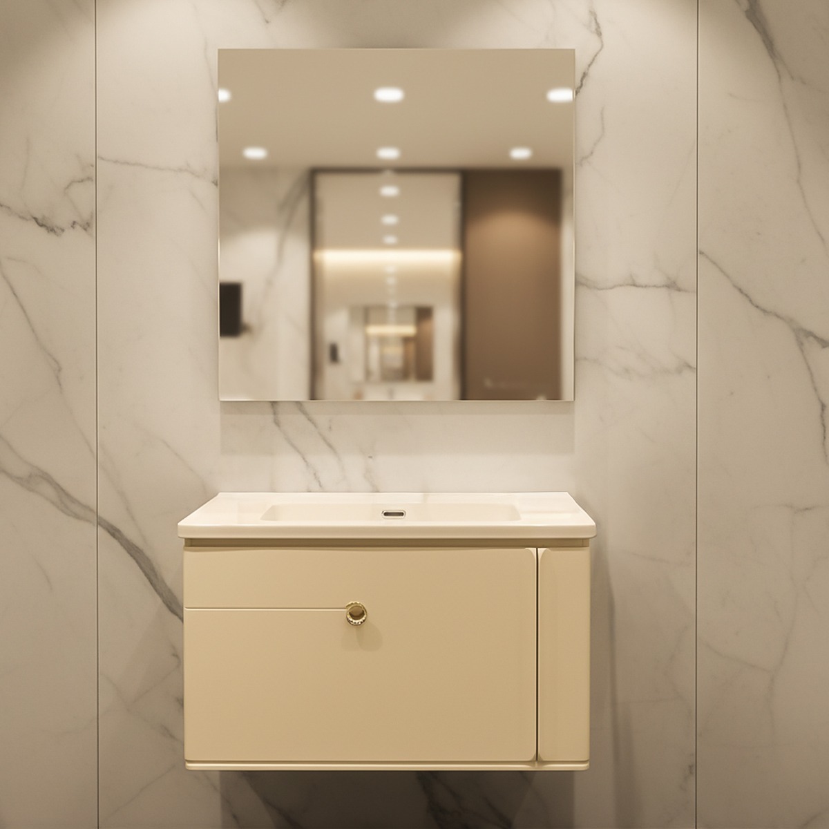 Commercial Bathroom Cabinet White