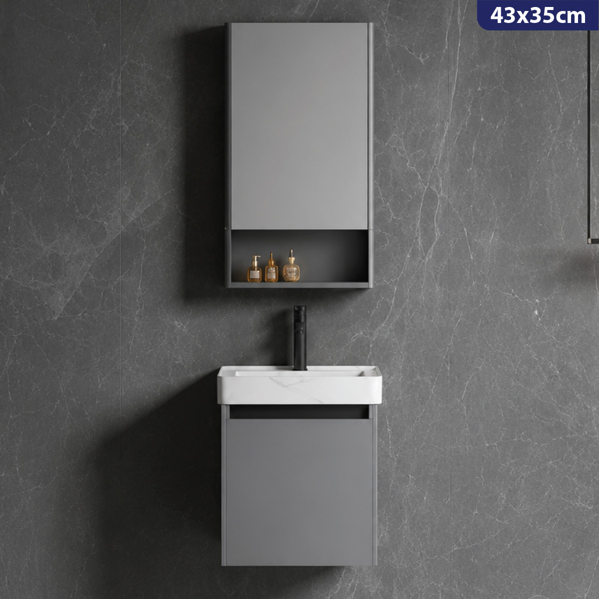 Commercial Bathroom Cabinet 43x35cm