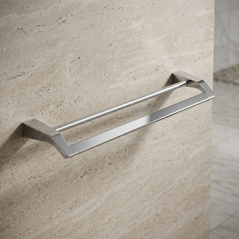 Double Towel Bar For Bathroom
