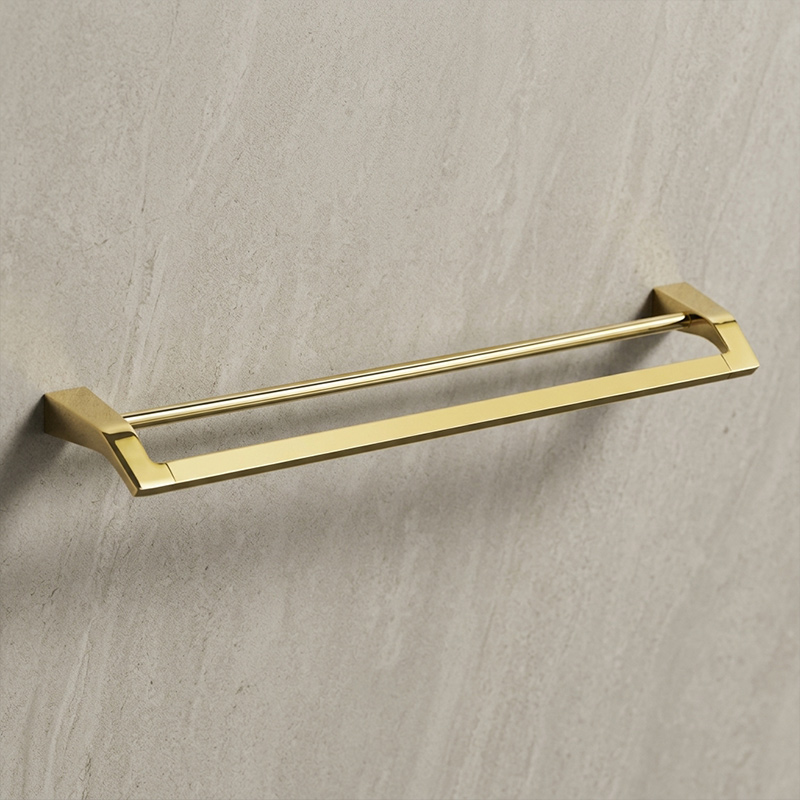 Double Towel Bar For Bathroom