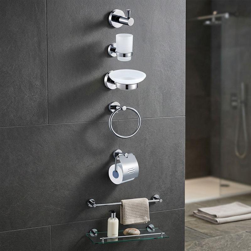 7 Pcs Bathroom Set