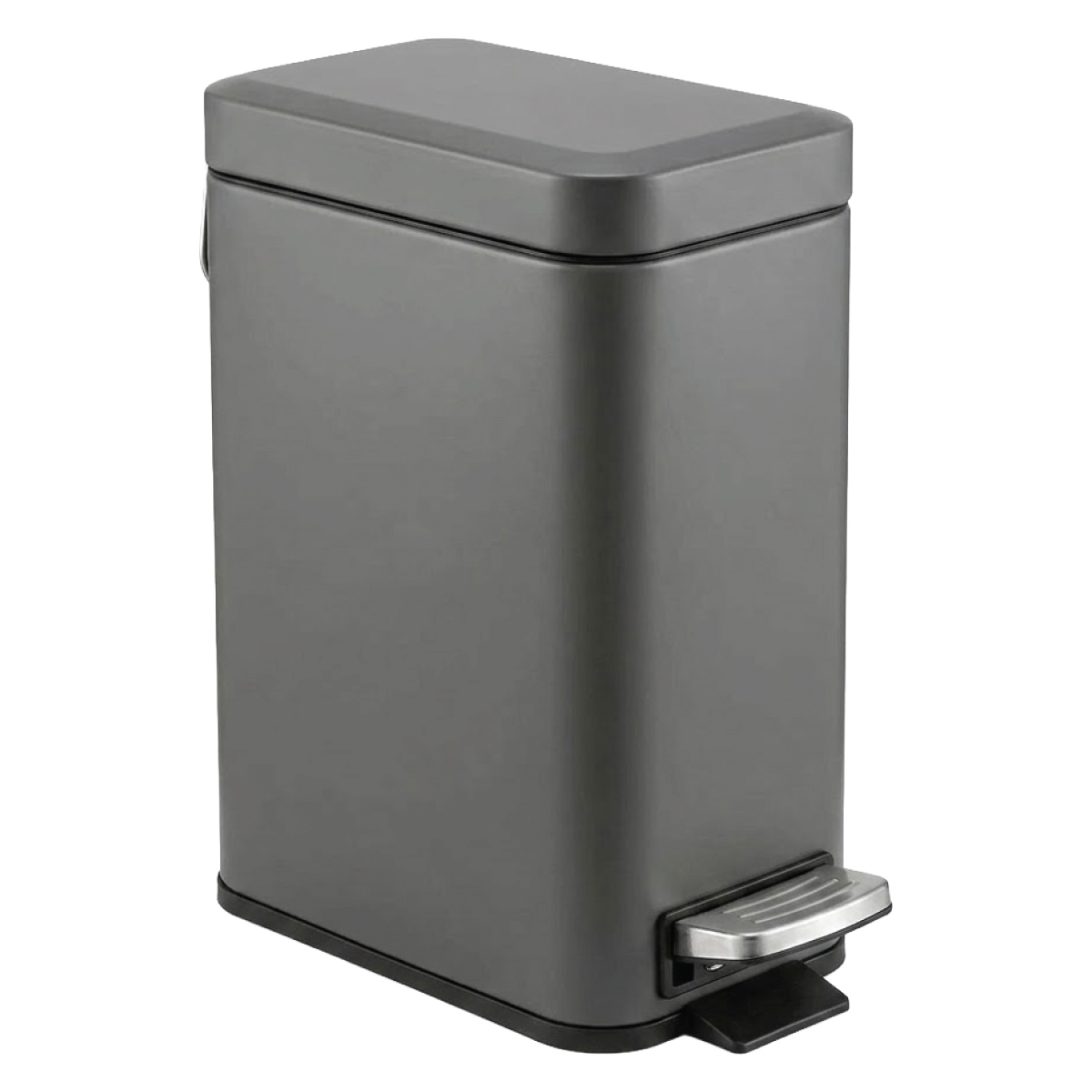 Stainless Steel Pedal Dustbin 6L Light Grey | Bath & Laundry | Trash Bins
