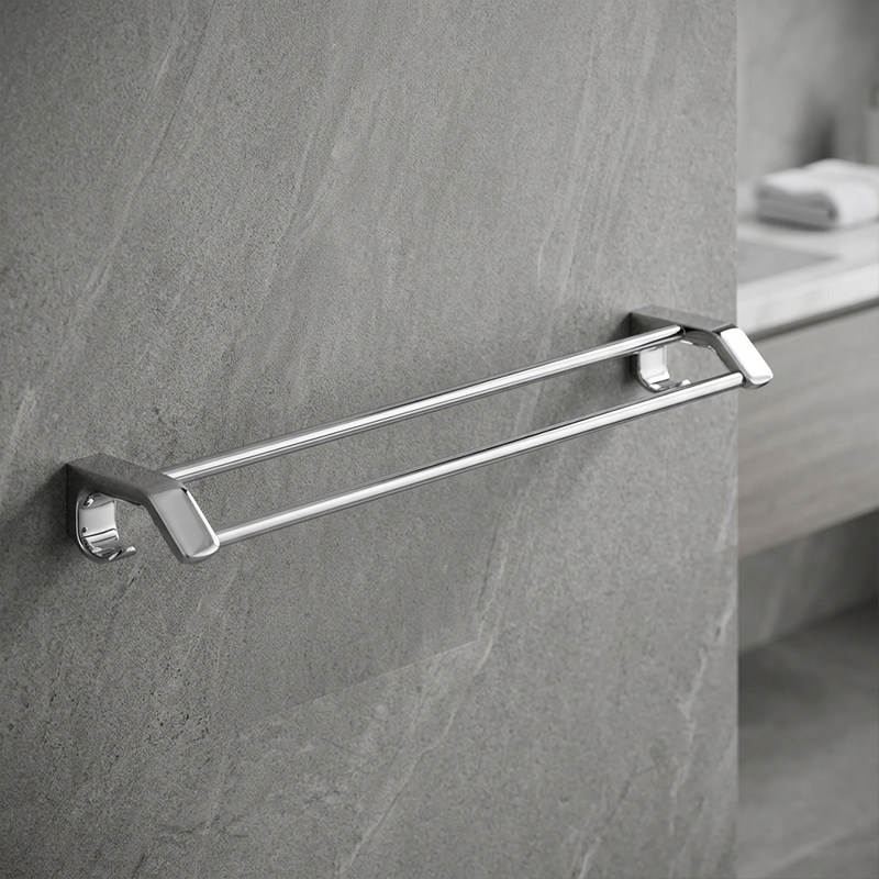 Double Towel Bar For Bathroom