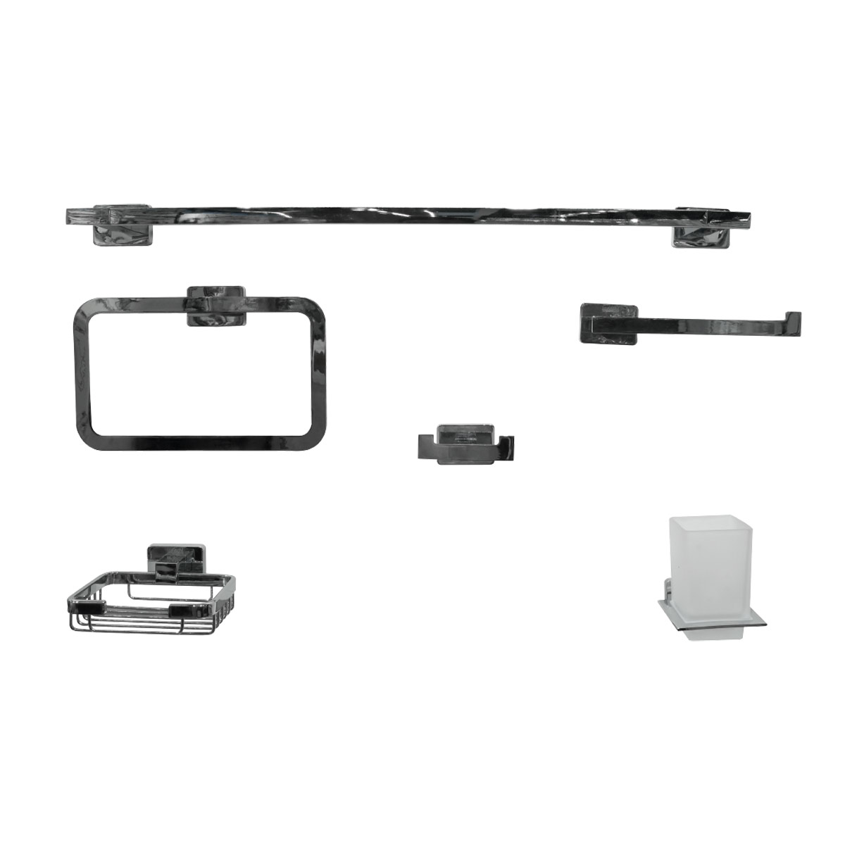 Bathroom Accessories 6-Piece Set