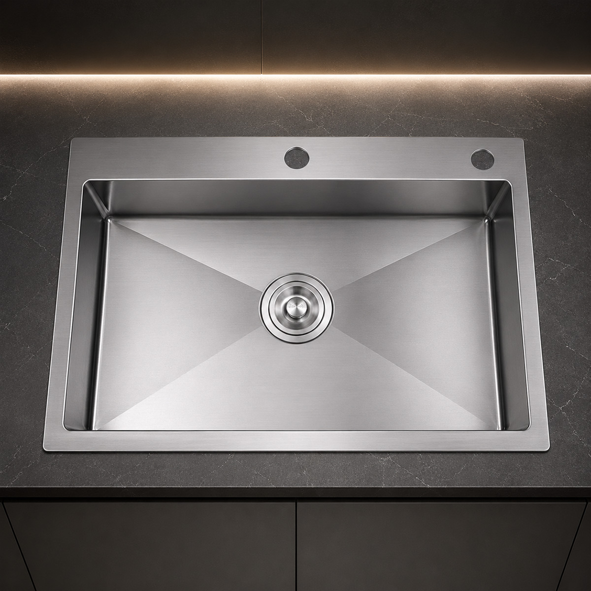 Kitchen Sink Stainless Steel 304 Brushed