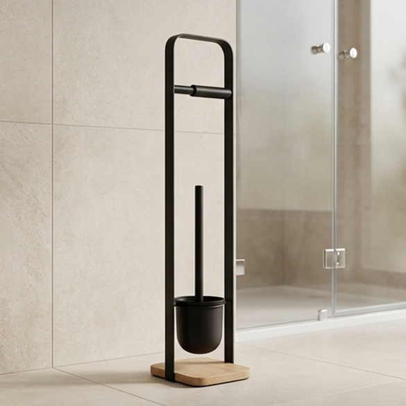Bathroom Accessories Free Standing Black