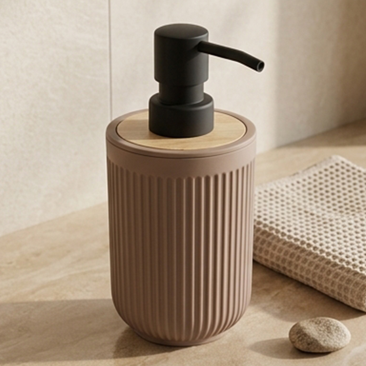 Bathroom Decoration Accessories Single Biege
