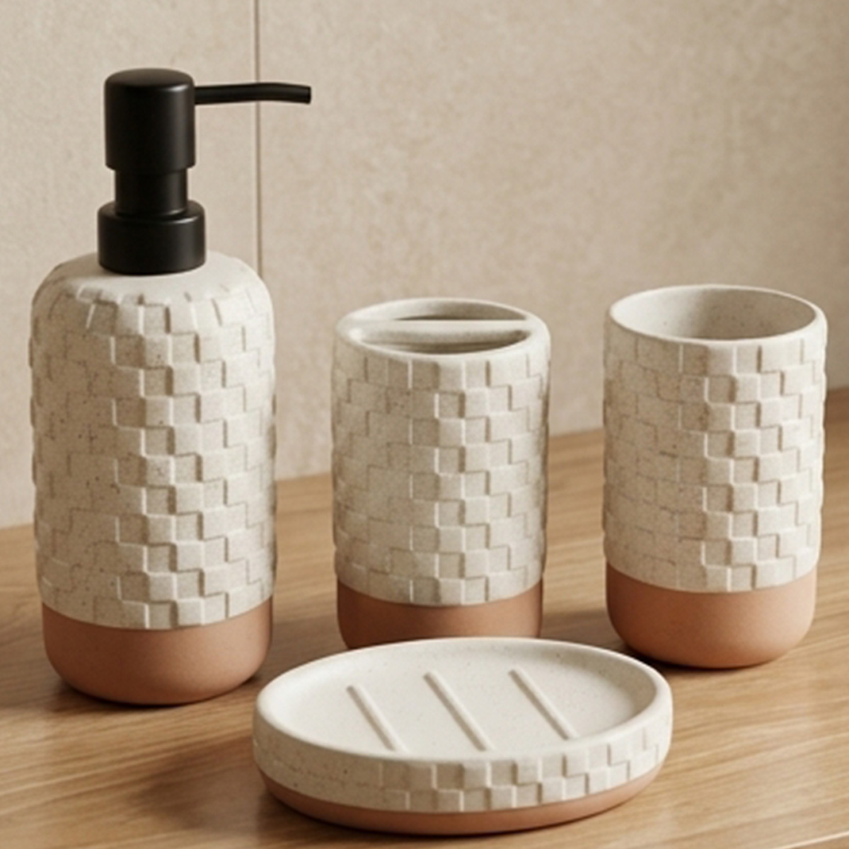 Bathroom Decoration Accessories Set 4 Pieces