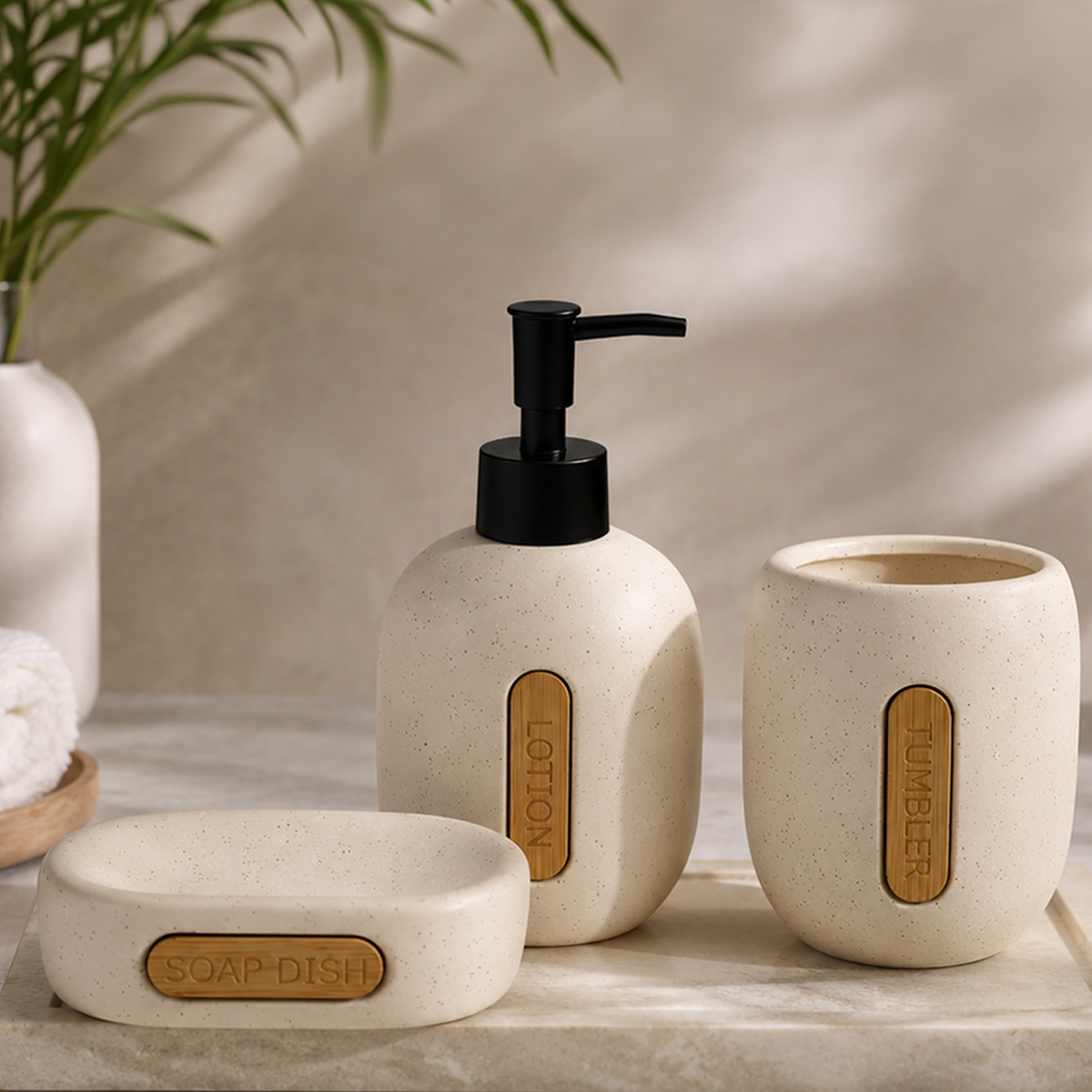 Bathroom Decoration Accessories Set 3 Pieces