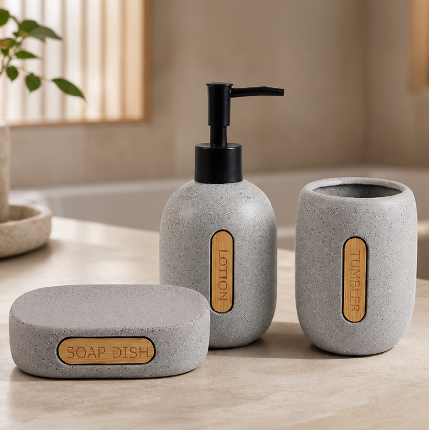 Bathroom Decoration Accessories Set 3 Pieces