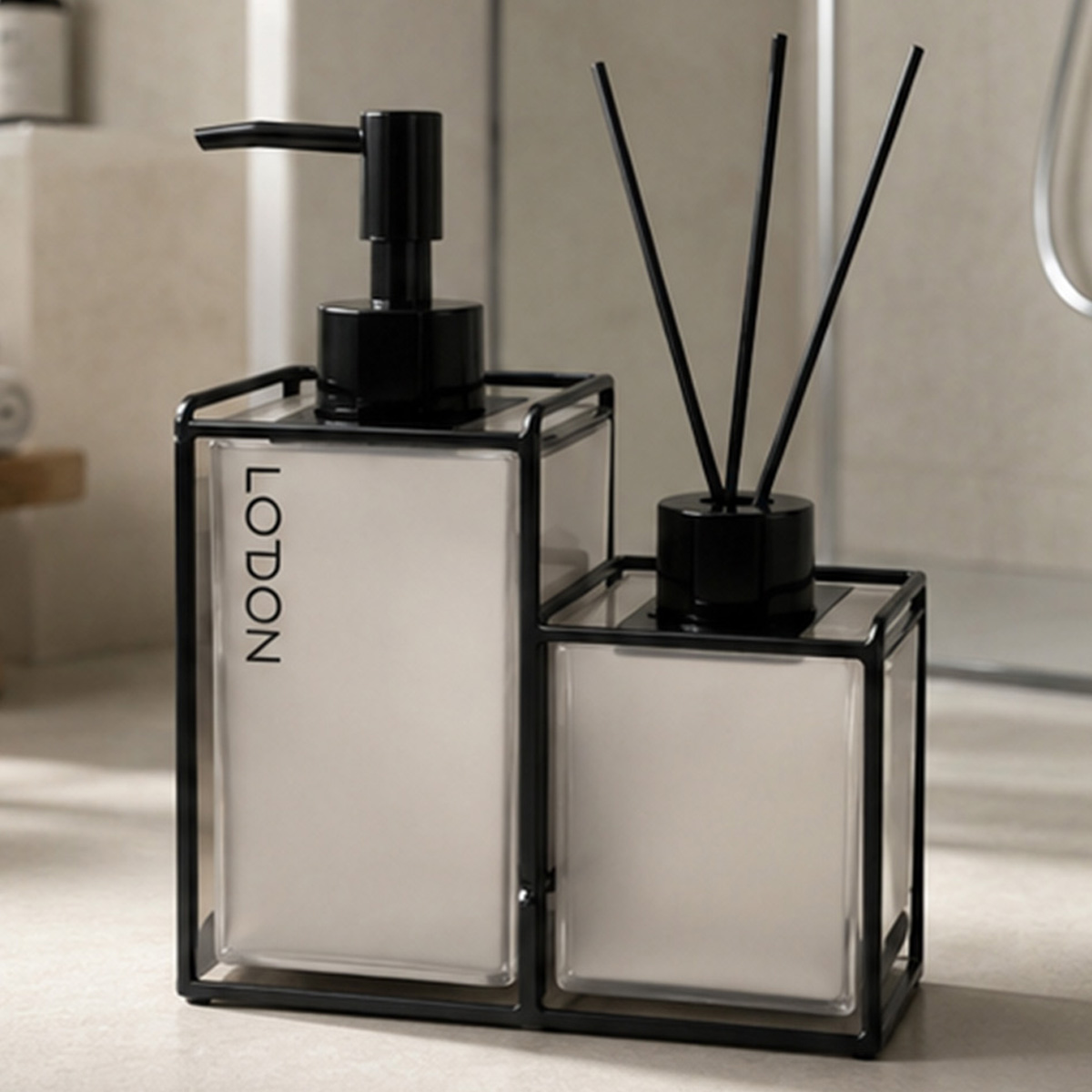 Bathroom Decoration Accessories Set White