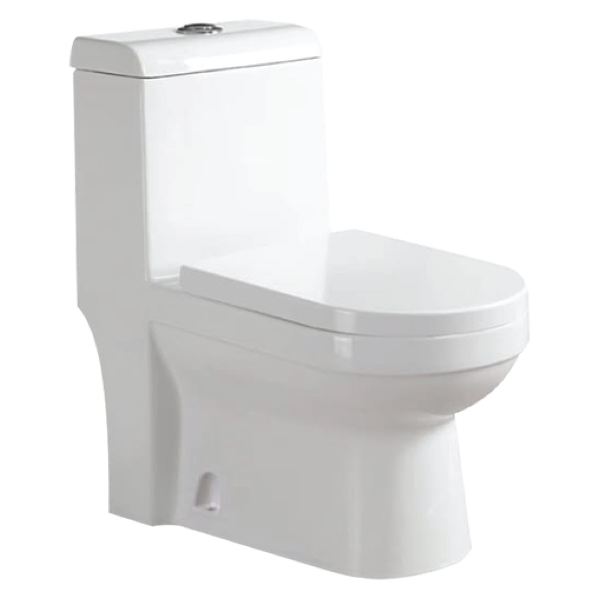 مرحاض قطعة واحدة 6171-2-WH