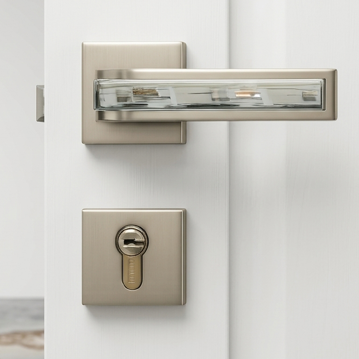 Aluminium Plate Iron Door Handle