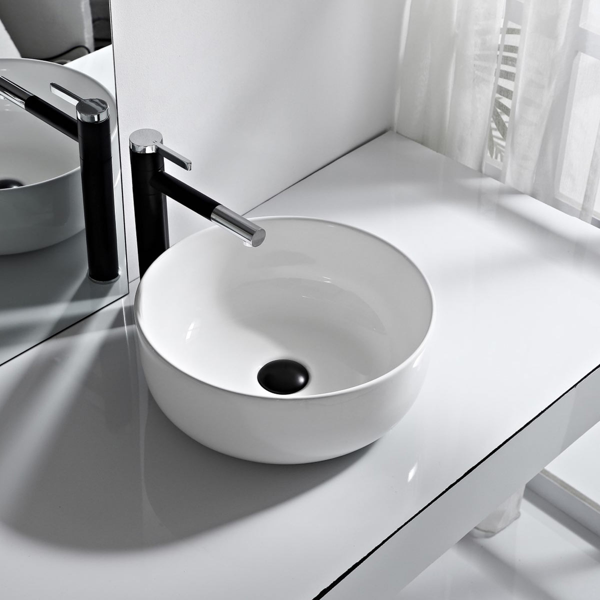 White Counter Top Wash Basin 38X16cm | Kitchen & Bath Essentials | Wash Basins | Counter Top White Counter Top Wash Basin 38X16cm | Kitchen & Bath Essentials | Wash Basins | Counter Top