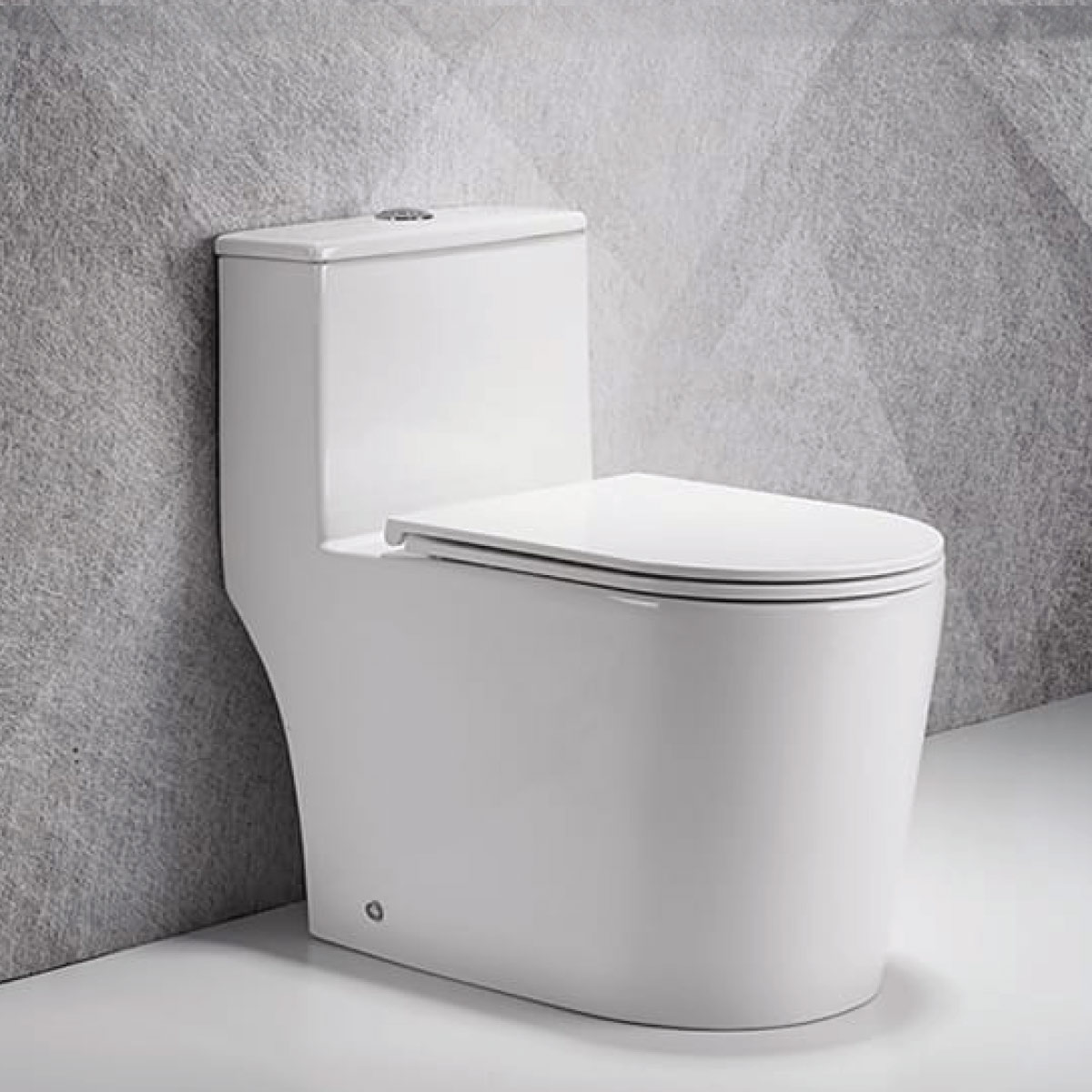 Toilet White 1 Piece Set