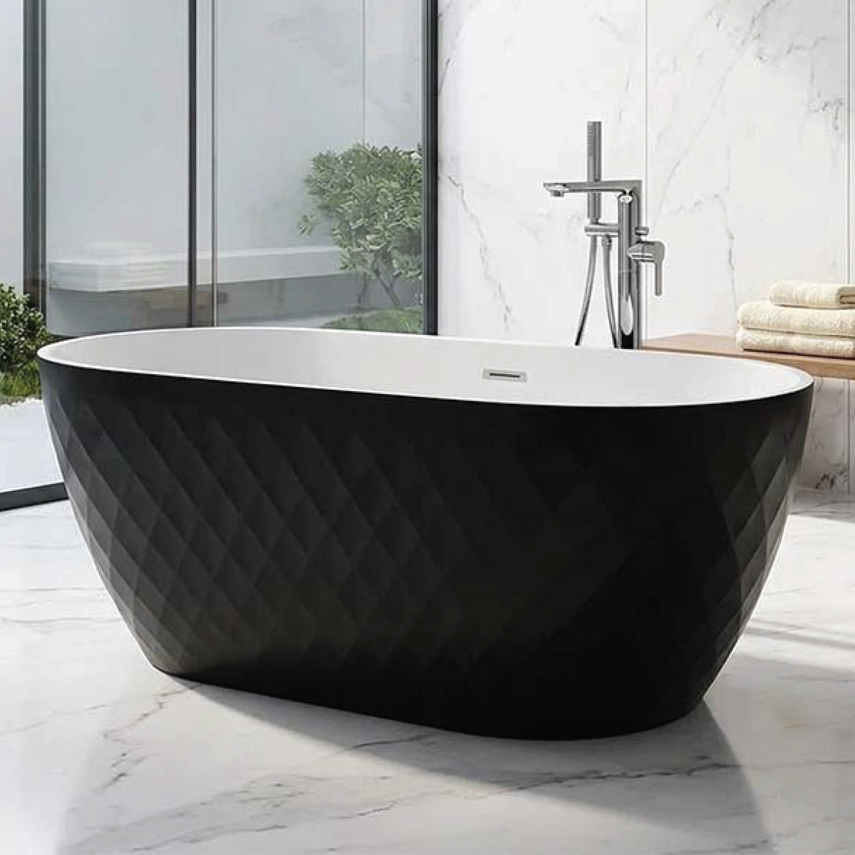 Bathtub Without Mixer 170x78x60cm