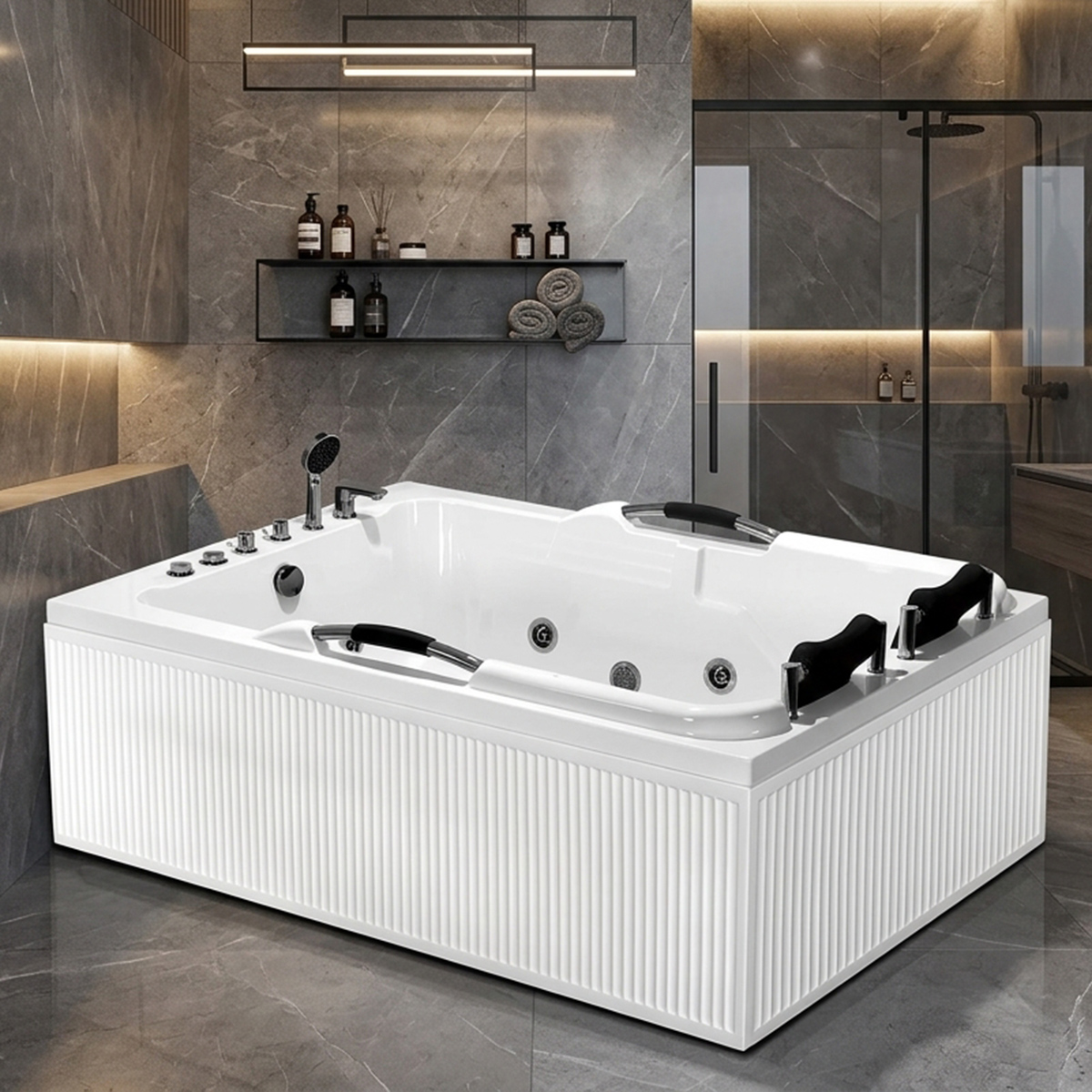 Jacuzzi 1200x1700x650mm - C4471 | Kitchen & Bath Essentials | Bathtubs & Shower Rooms | Bathtubs & Jacuzzi Jacuzzi 1200x1700x650mm - C4471 | Kitchen & Bath Essentials | Bathtubs & Shower Rooms | Bathtubs & Jacuzzi