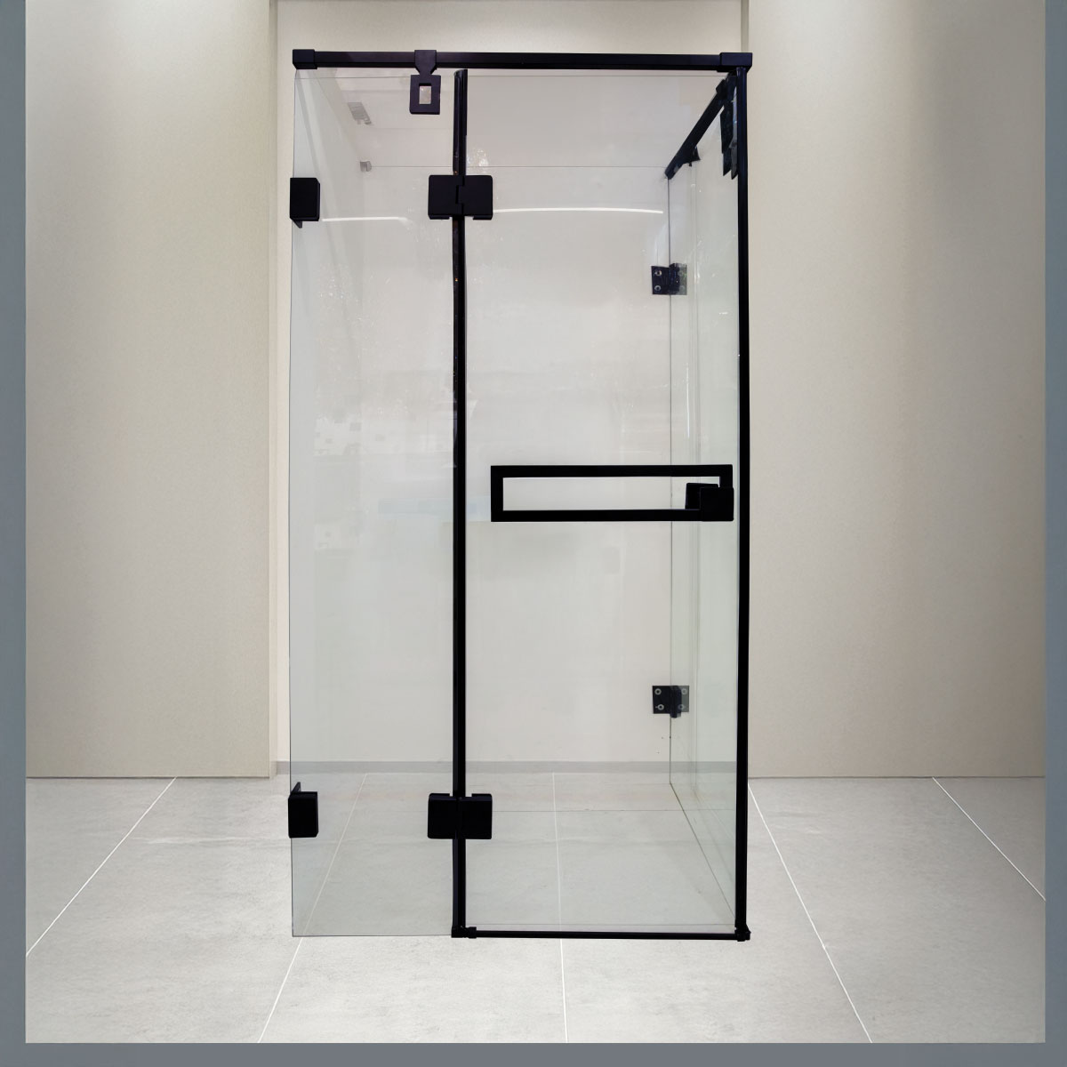 Shower Enclosure Arc Shape High Class 1x2
