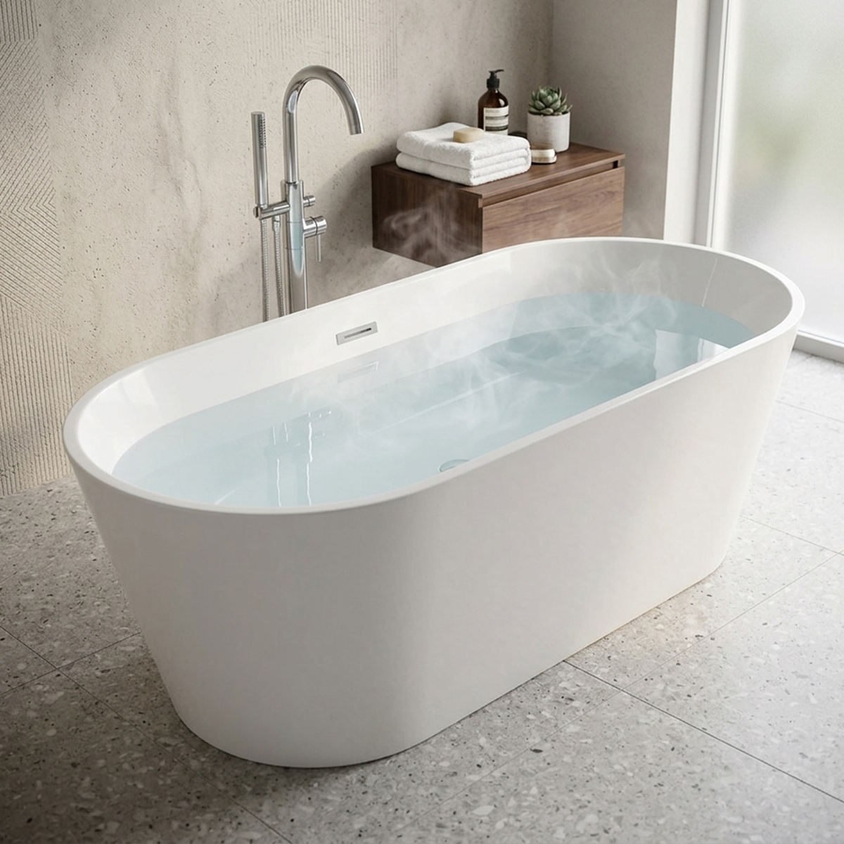 Bathtub Without Mixer Glossy White | Kitchen & Bath Essentials | Bathtubs & Shower Rooms | Bathtubs & Jacuzzi Bathtub Without Mixer Glossy White | Kitchen & Bath Essentials | Bathtubs & Shower Rooms | Bathtubs & Jacuzzi