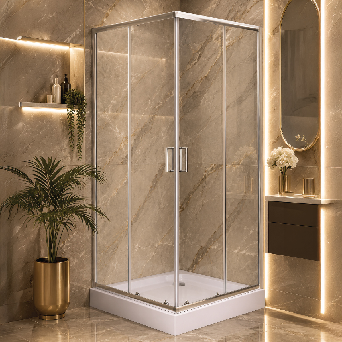 Commercial Shower Enclosure