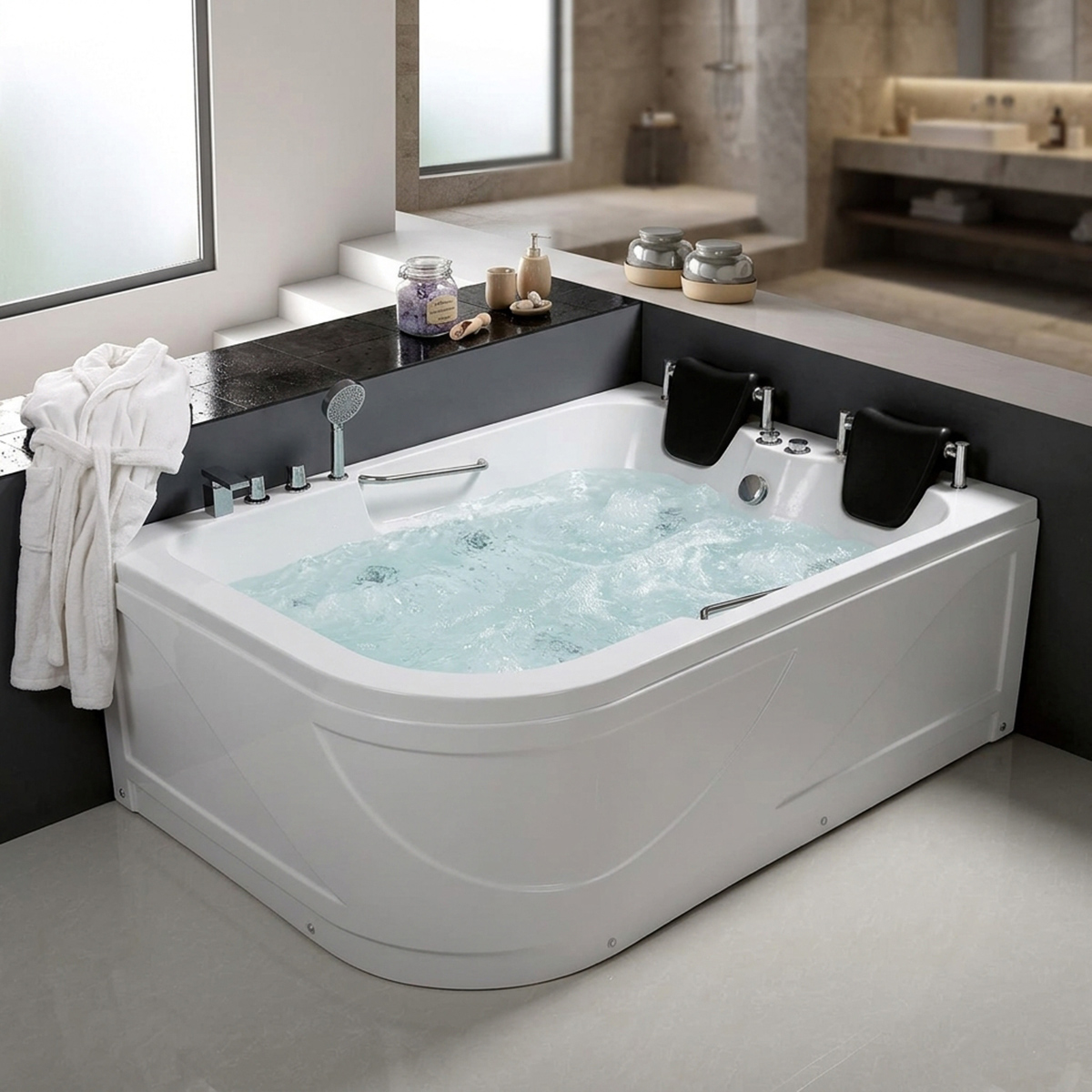 Jacuzzi Rectangle Shaped Double