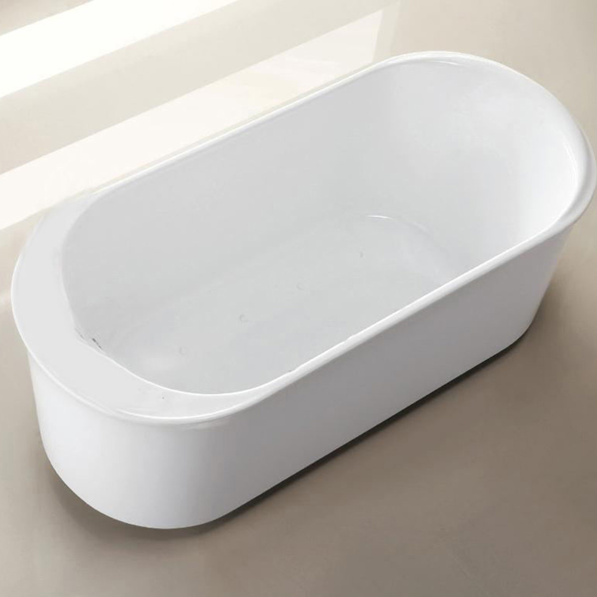 Bathtub Without Mixer 1640x740x610mm White | Kitchen & Bath Essentials | Bathtubs & Shower Rooms | Bathtubs & Jacuzzi Bathtub Without Mixer 1640x740x610mm White | Kitchen & Bath Essentials | Bathtubs & Shower Rooms | Bathtubs & Jacuzzi