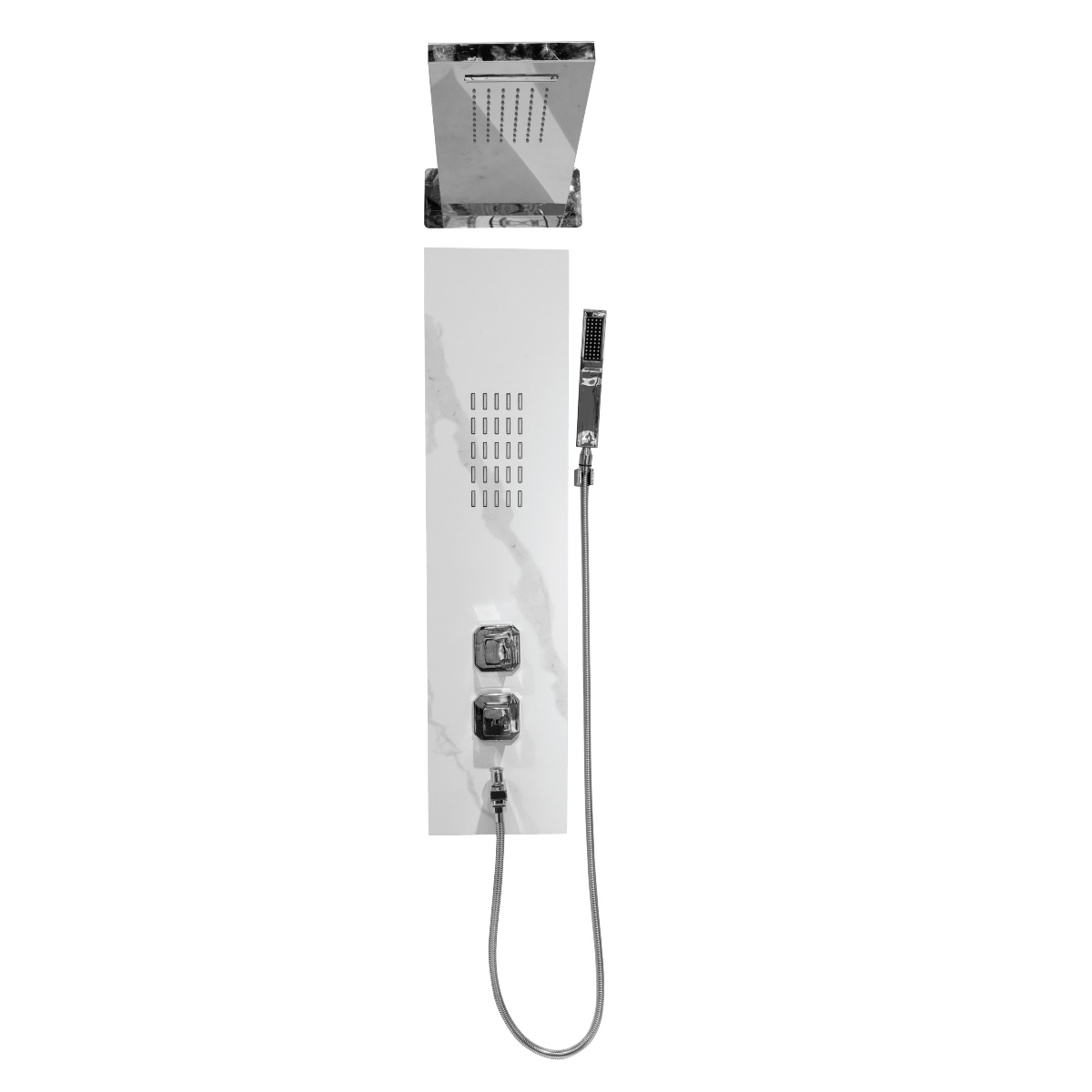 Concealed Shower Panel YB-5562S-MARBLE WH
