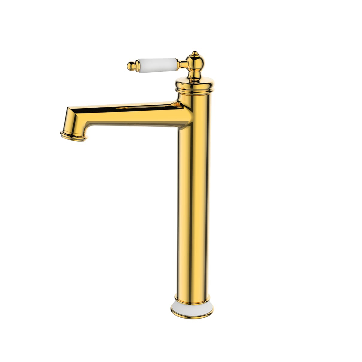 Brass Classic Basin Mixer Golden