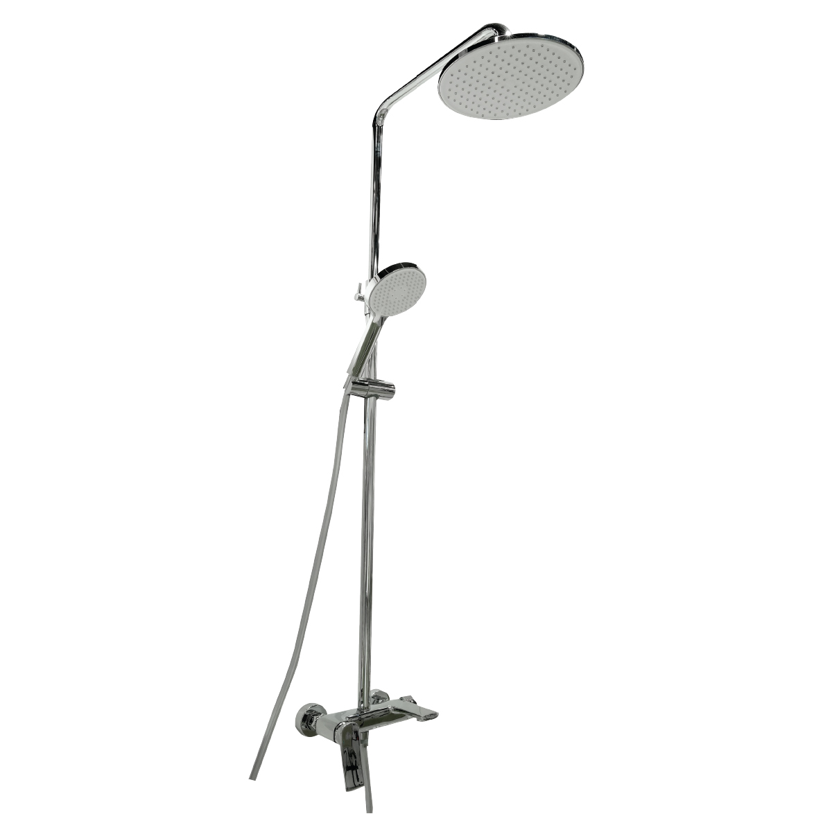 Brass Modern Shower Column Chrome