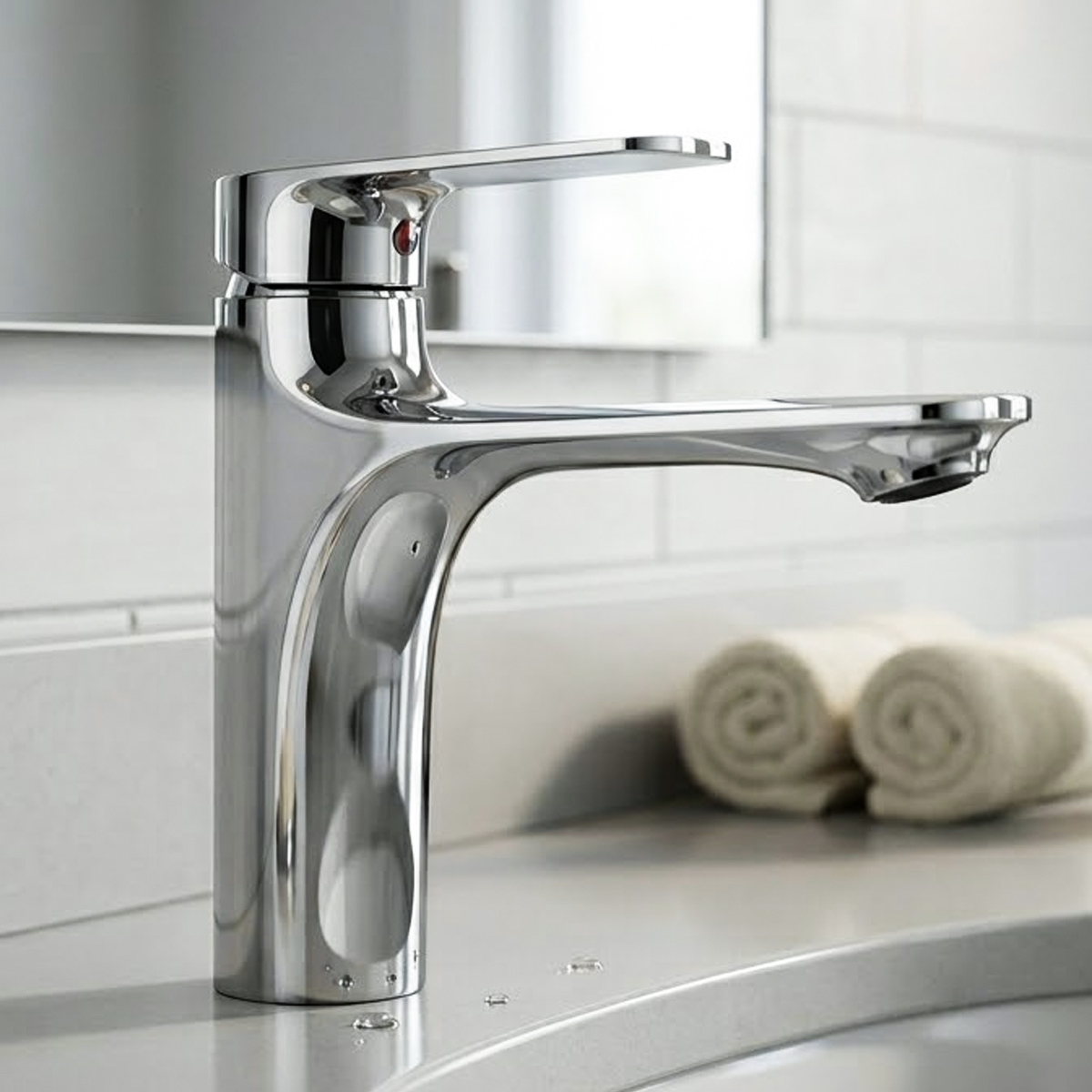 Brass Modoern Basin Mixer Chrome