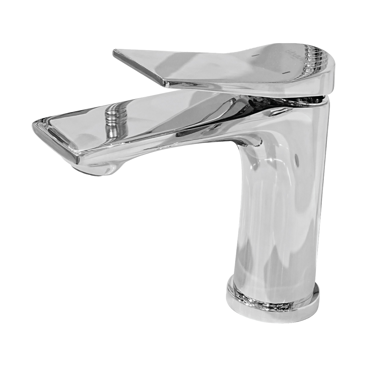 Brass Modern Basin Mixer Chrome