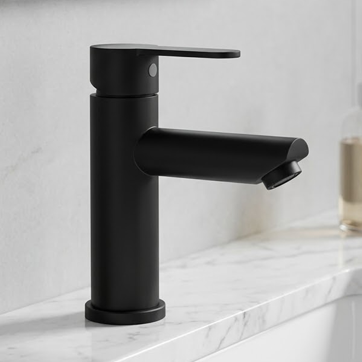 Basin Mixer Stainless Steel Black