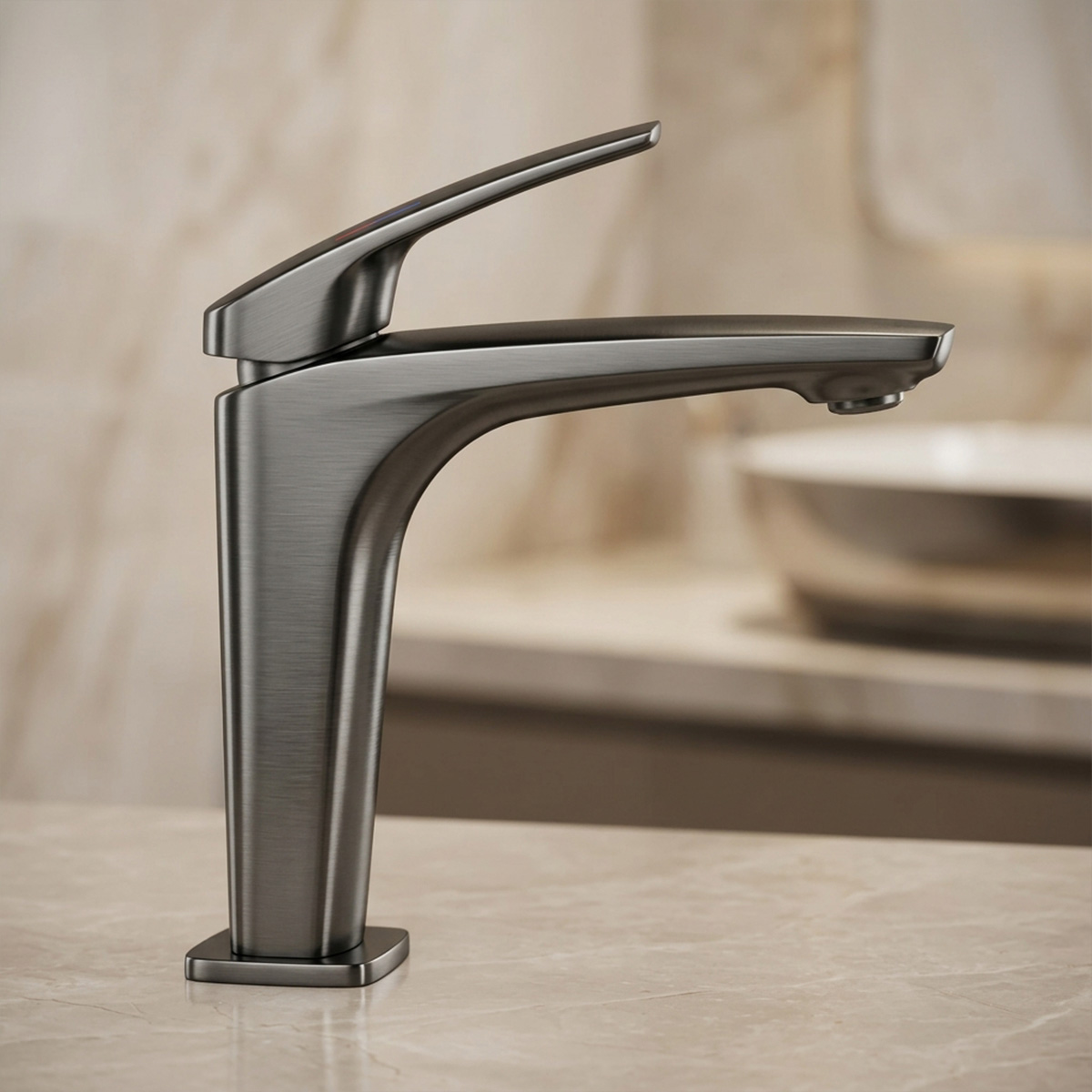 Allison Brass Modern Basin Mixer Gungry