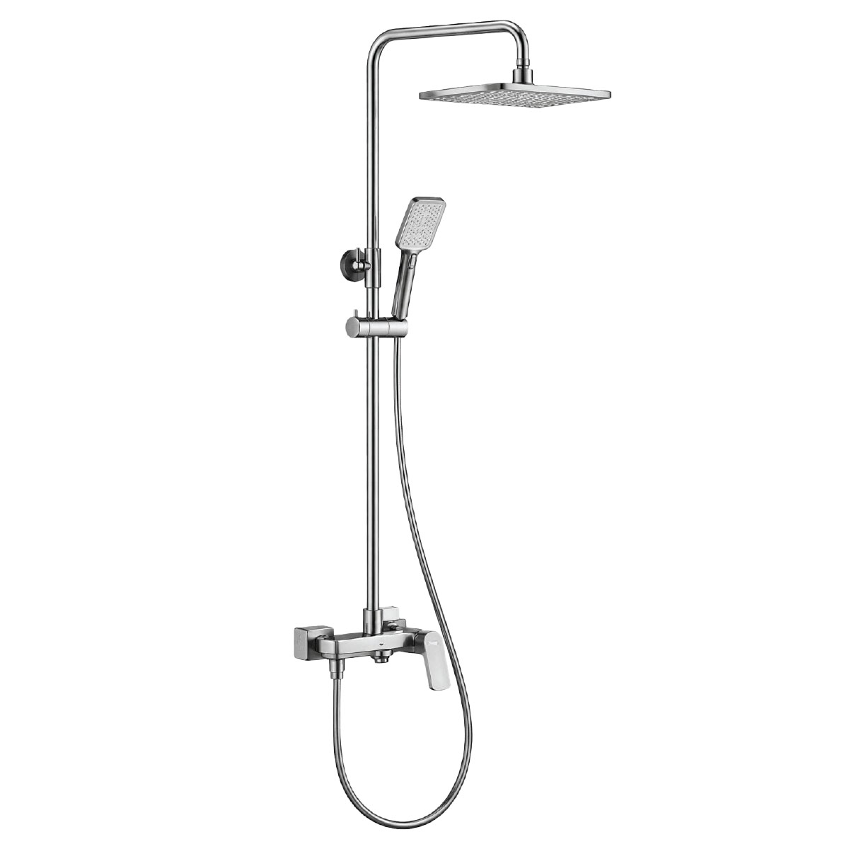Shower System With Rainfall And Handheld Showerhead