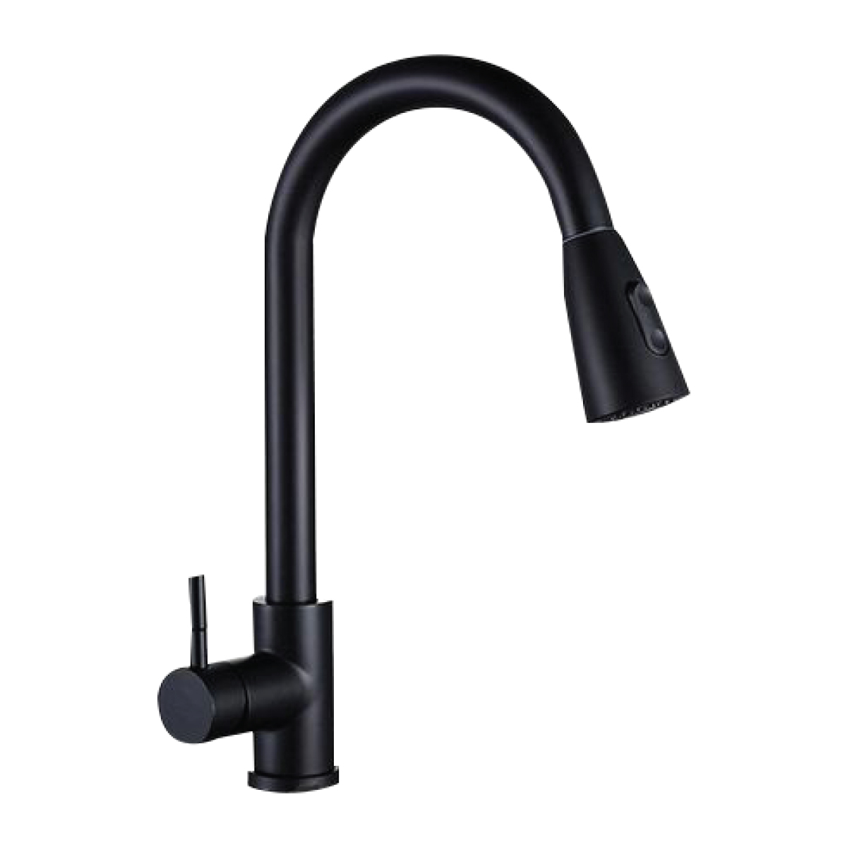 Zinc Kitchen Mixer Black