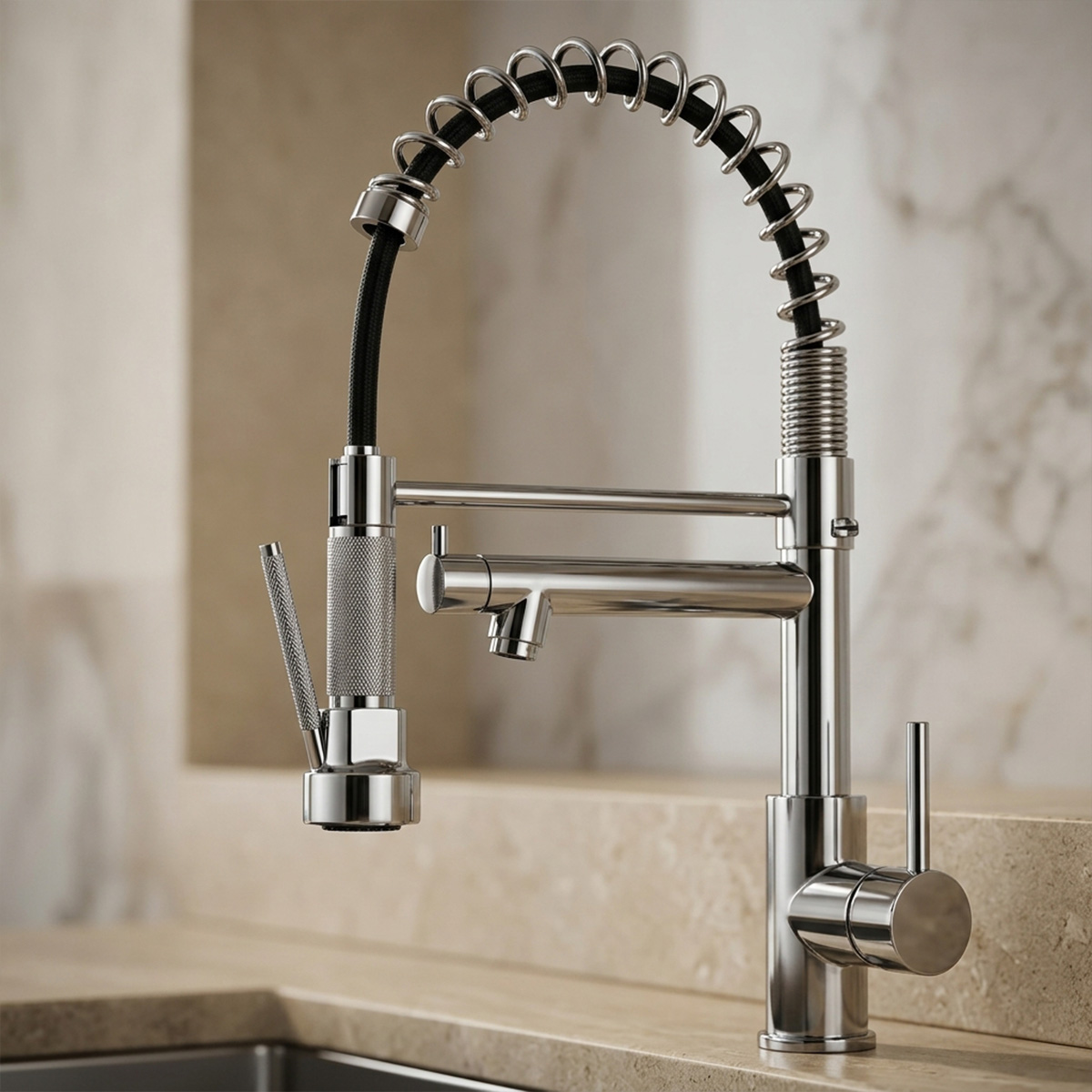 Kitchen Mixer Pull Out