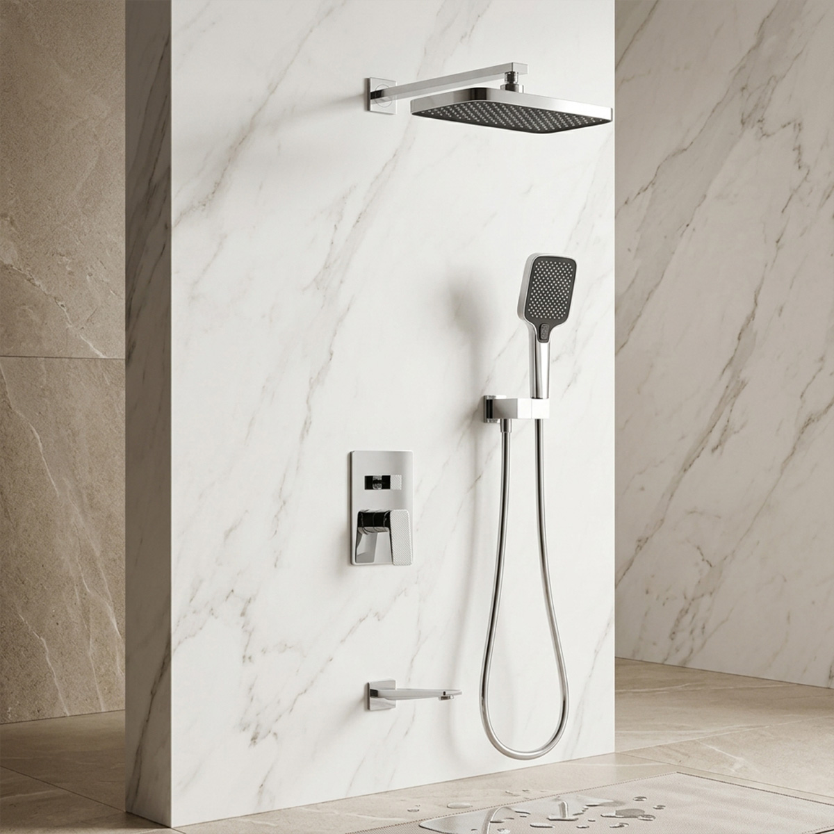 Shower Column Concealed