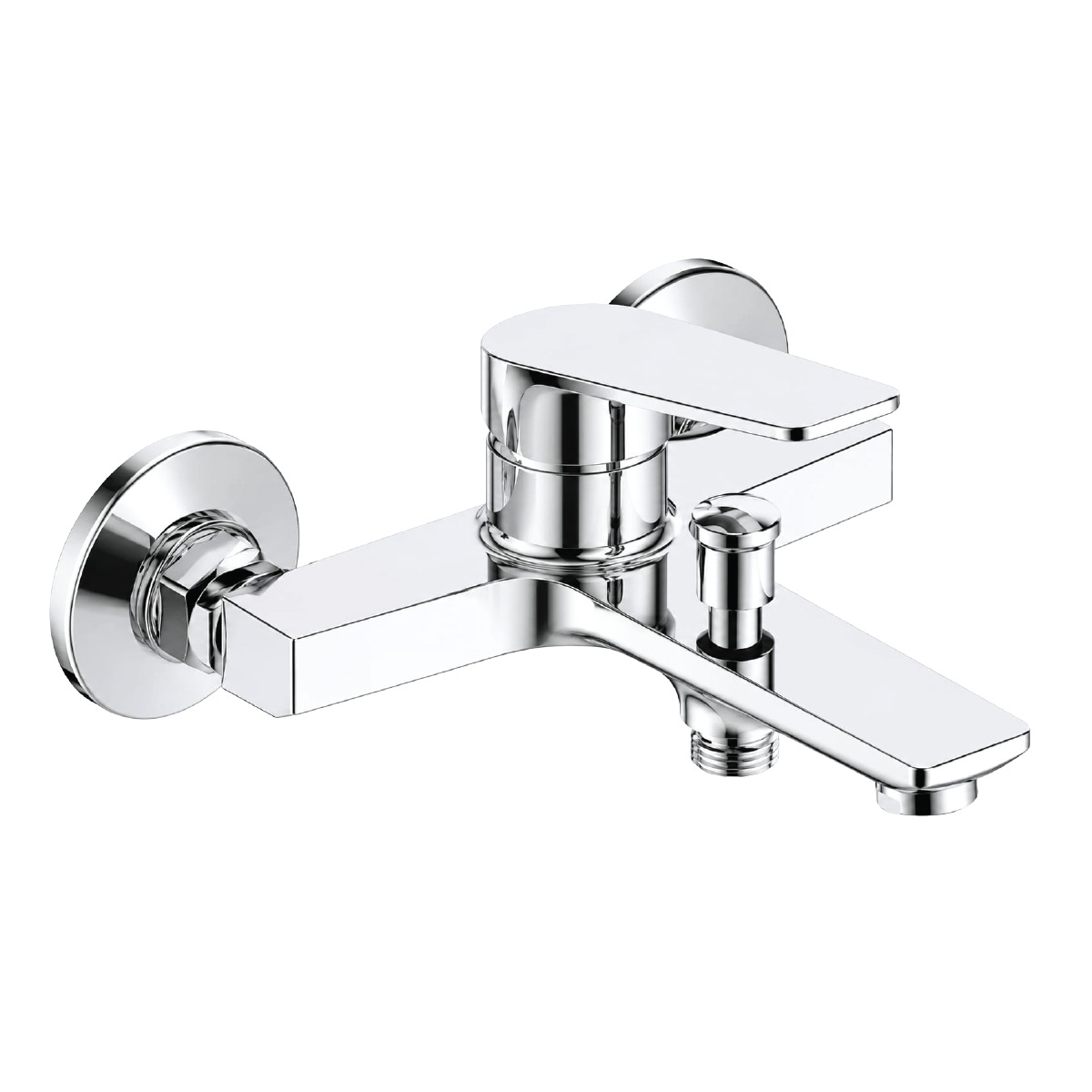 Brass Bathroom Mixer Chromed