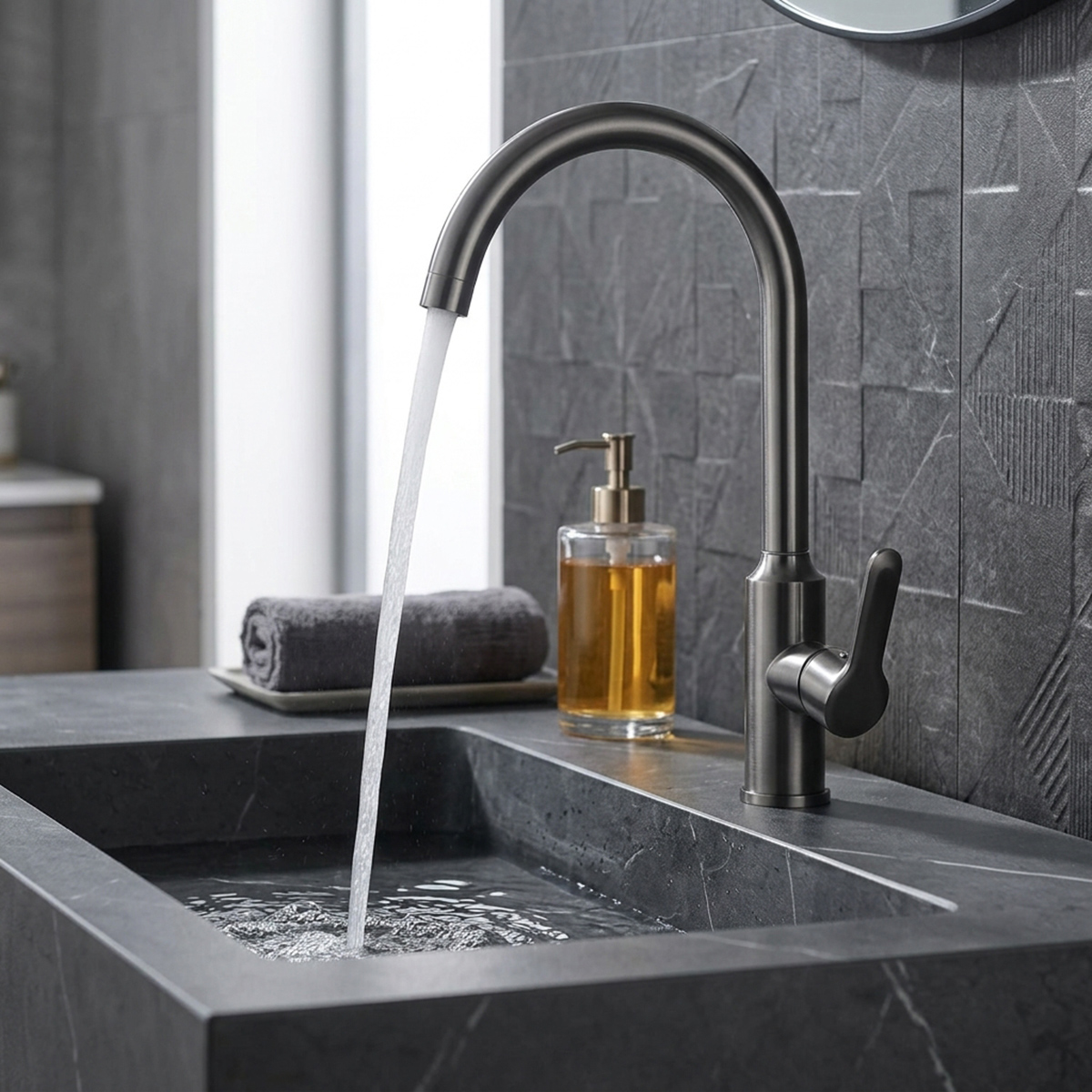 Modern Stainless Steel Kitchen Faucet
