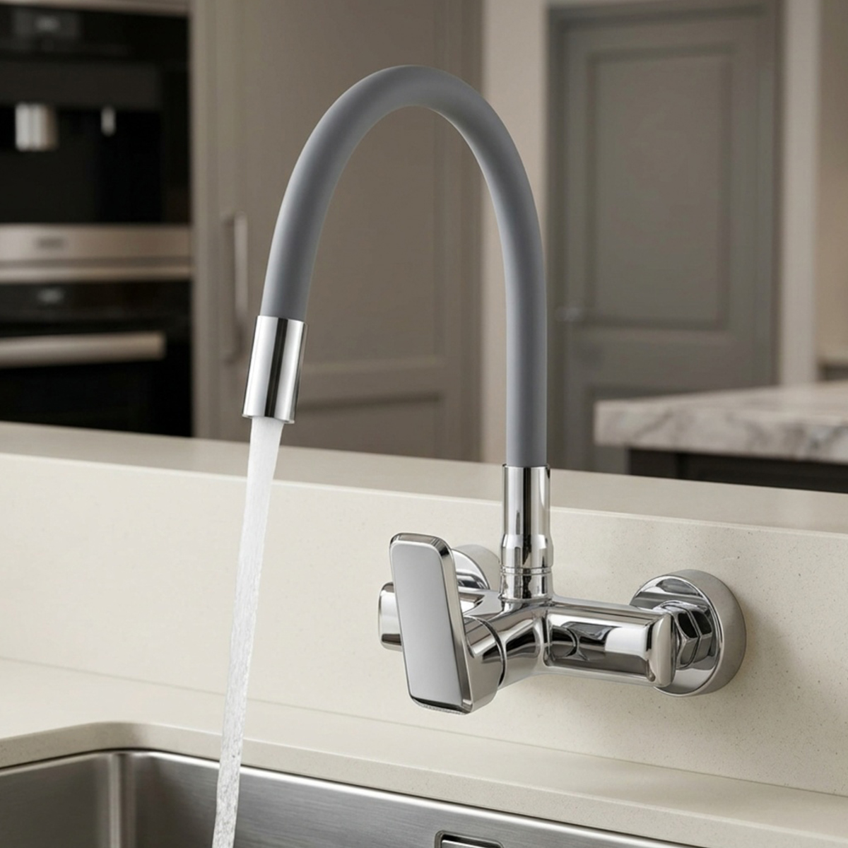 Wall Mounted Kitchen Faucet
