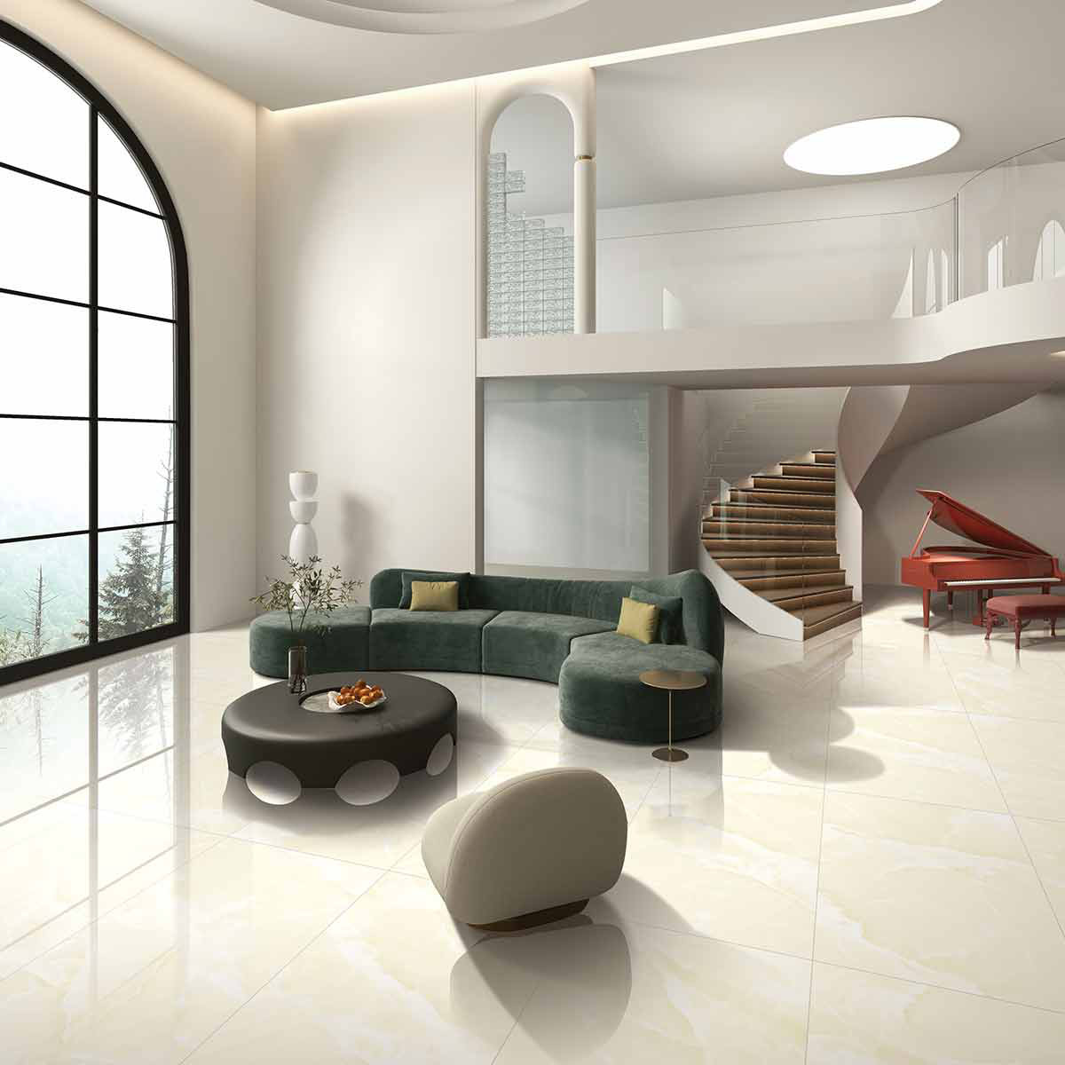 Porcelain Floor Tiles 60x120cm (1.44 Sq. Meter Per Box, Sold By Box)