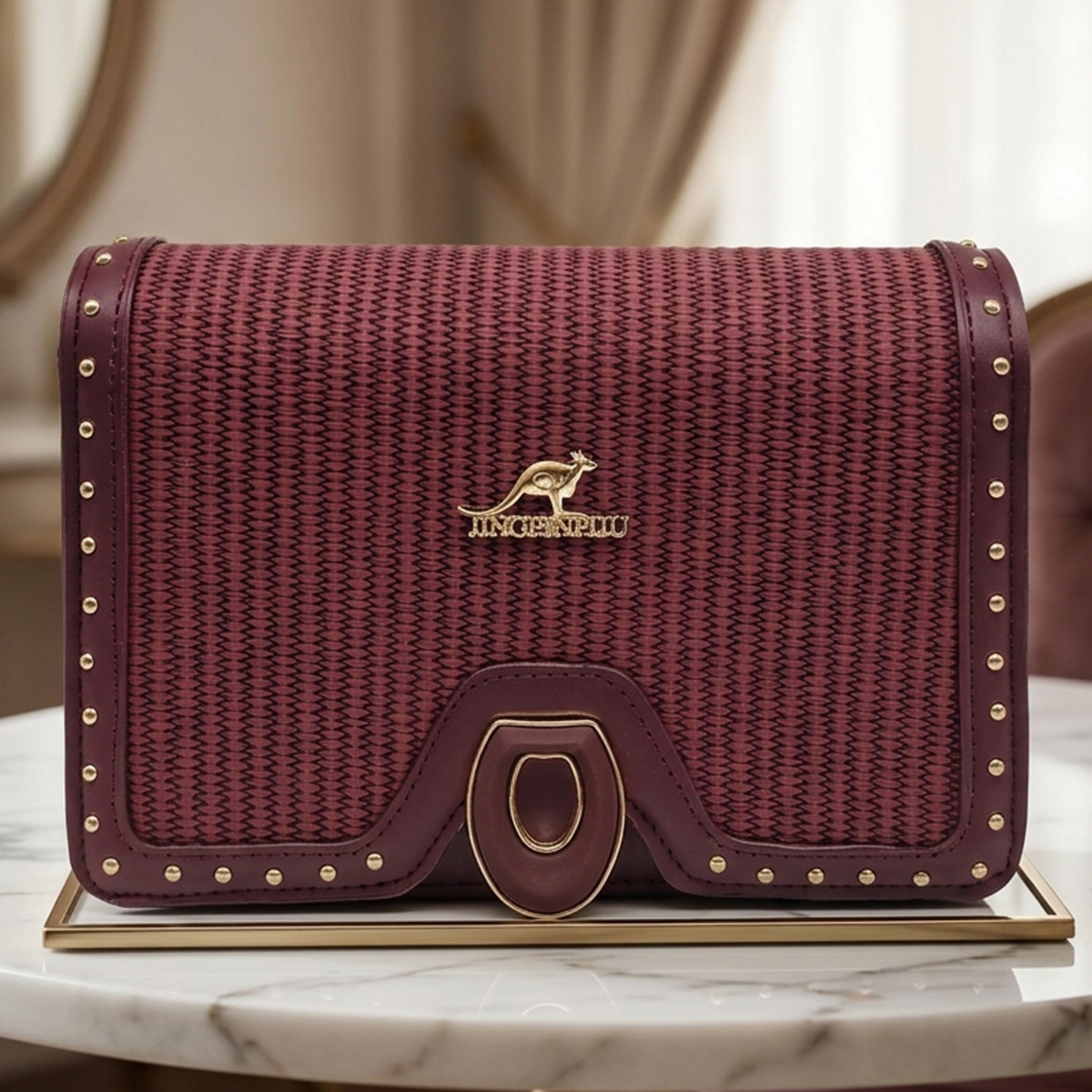 Ladies Hand Bags Maroon