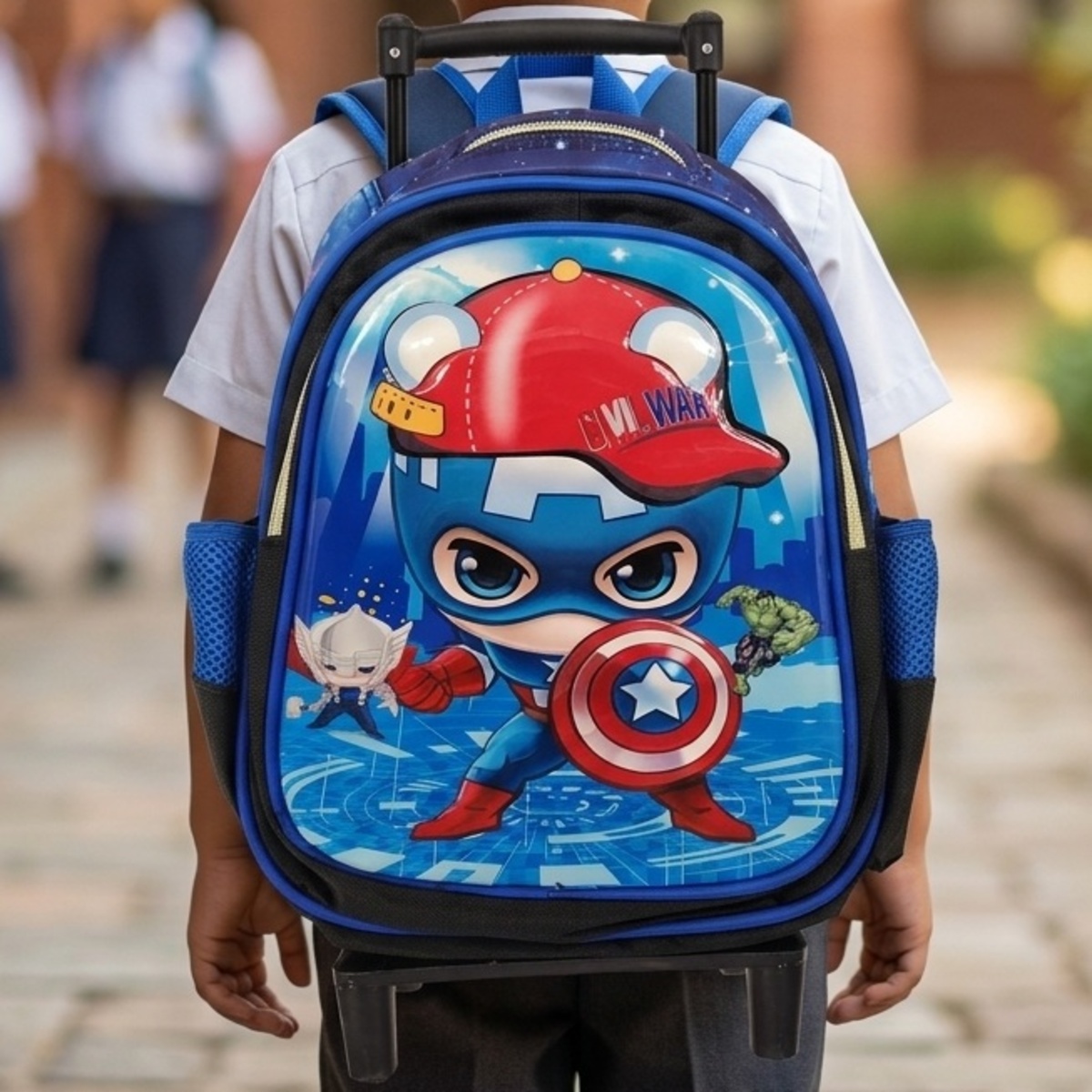 Pre School Trolley Bag For Boys