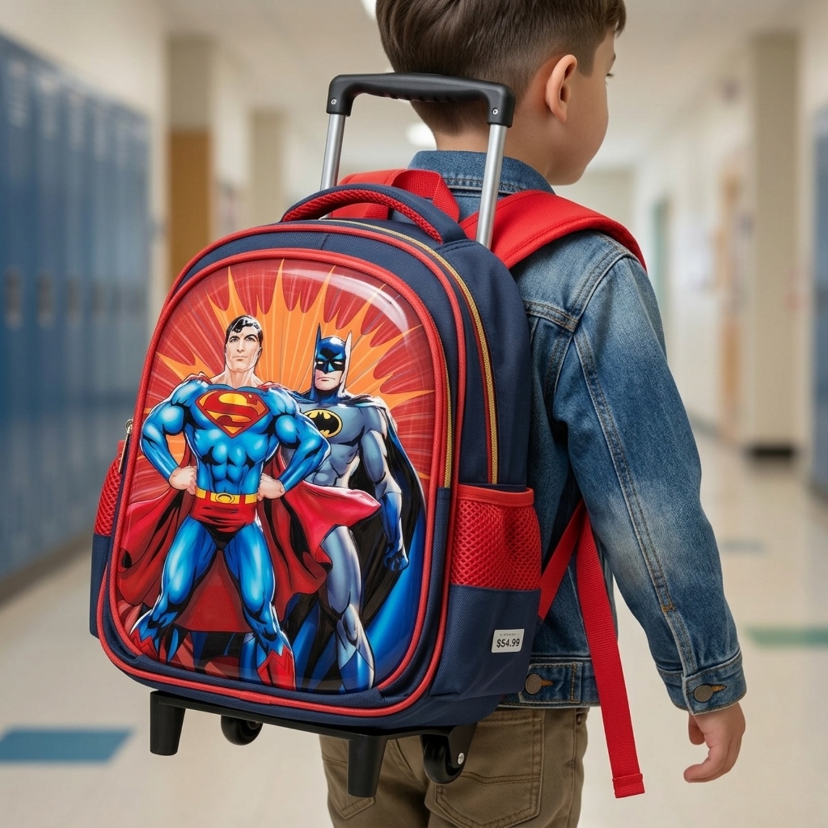 Pre School Trolley Bag For Boys