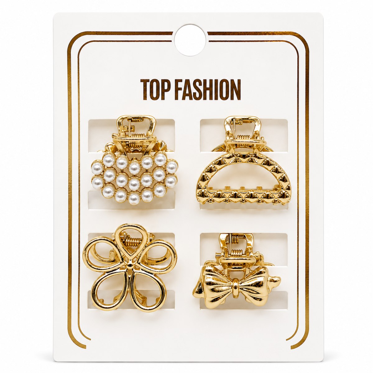 Top Fashion Jaw Clip 4 Pieces a Set