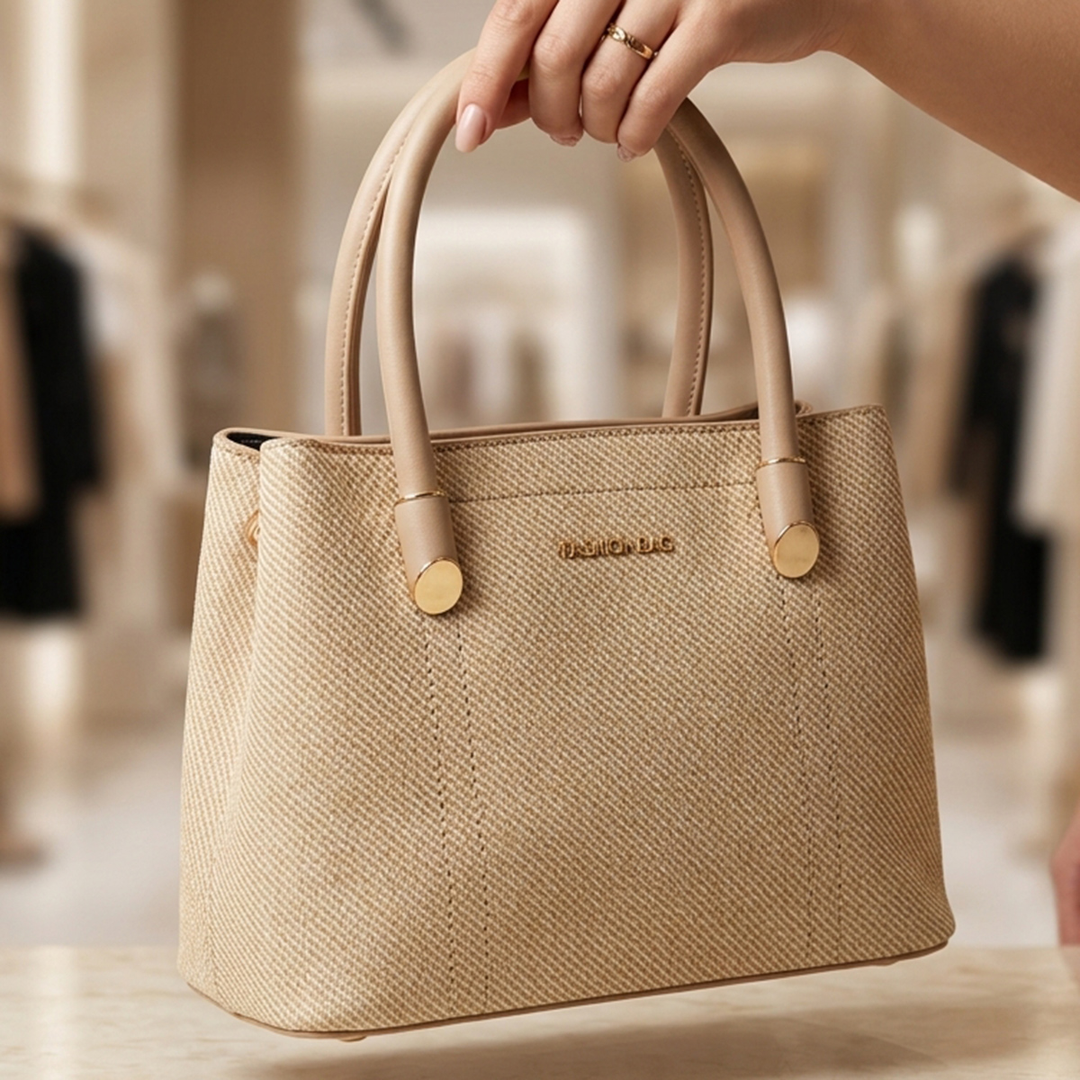Ladies Hand Bag Soft Plain