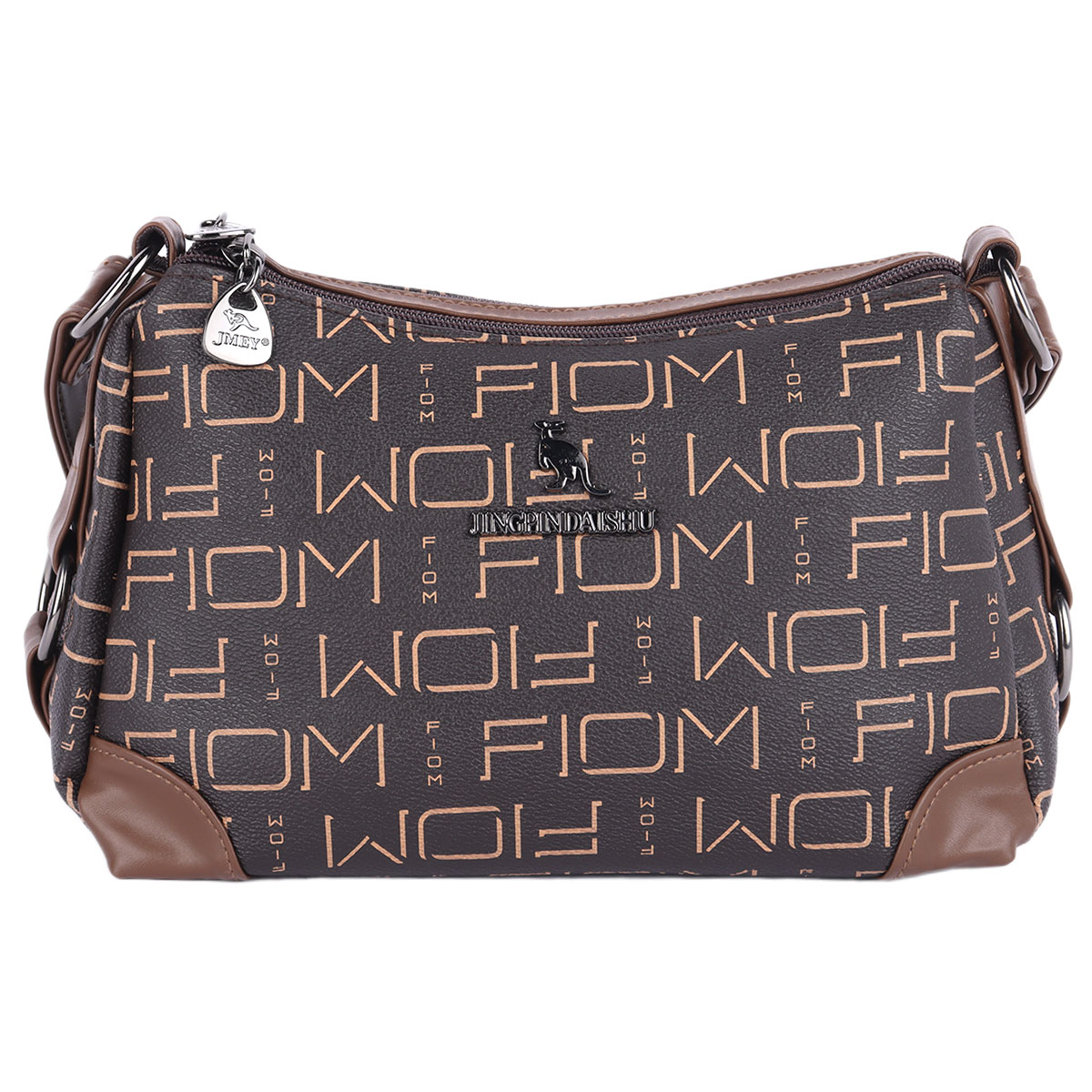 Jingpindaishu Ladies Side Bag Brown